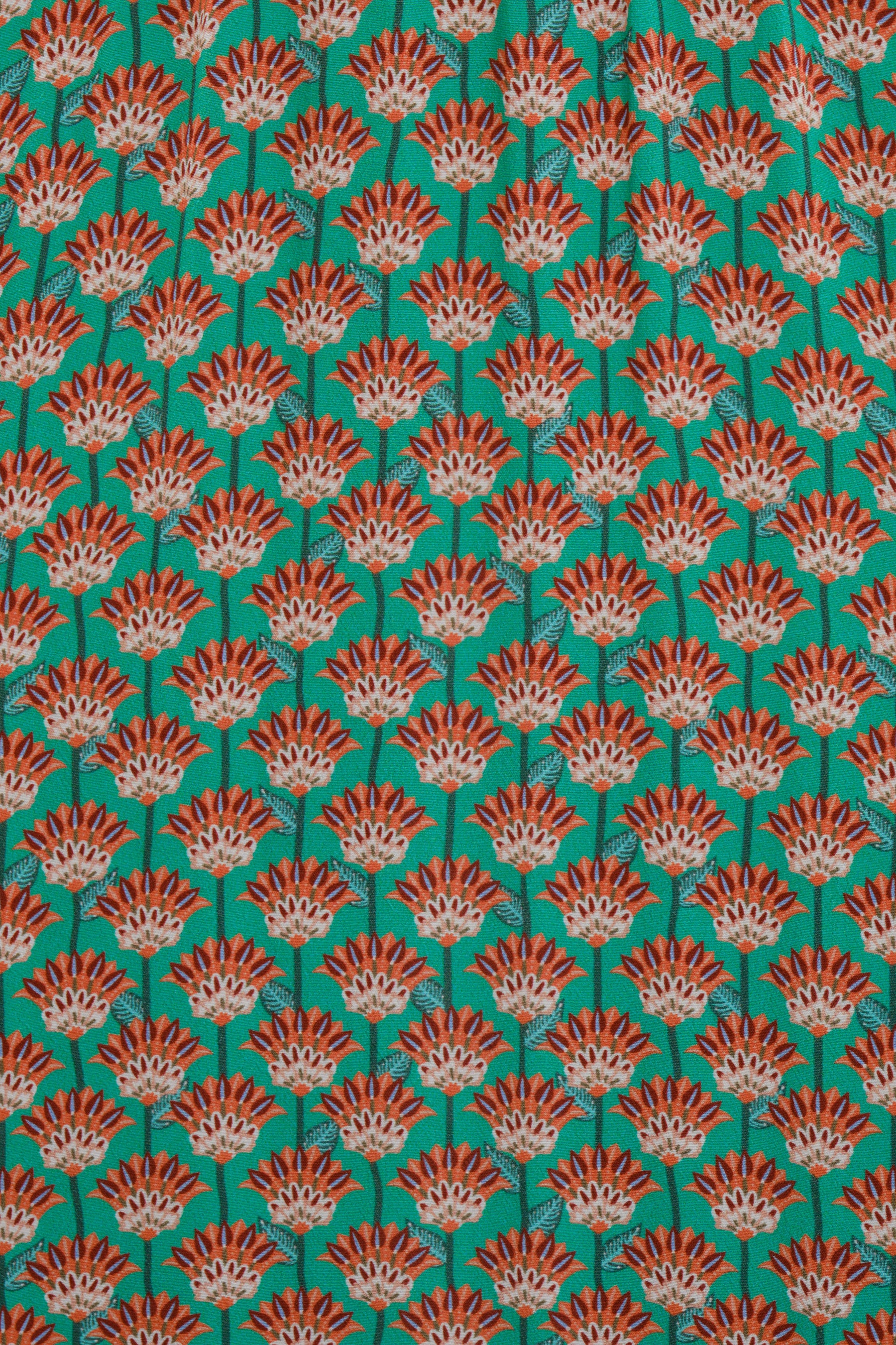 AMAYA Dress in Turquoise Saloko