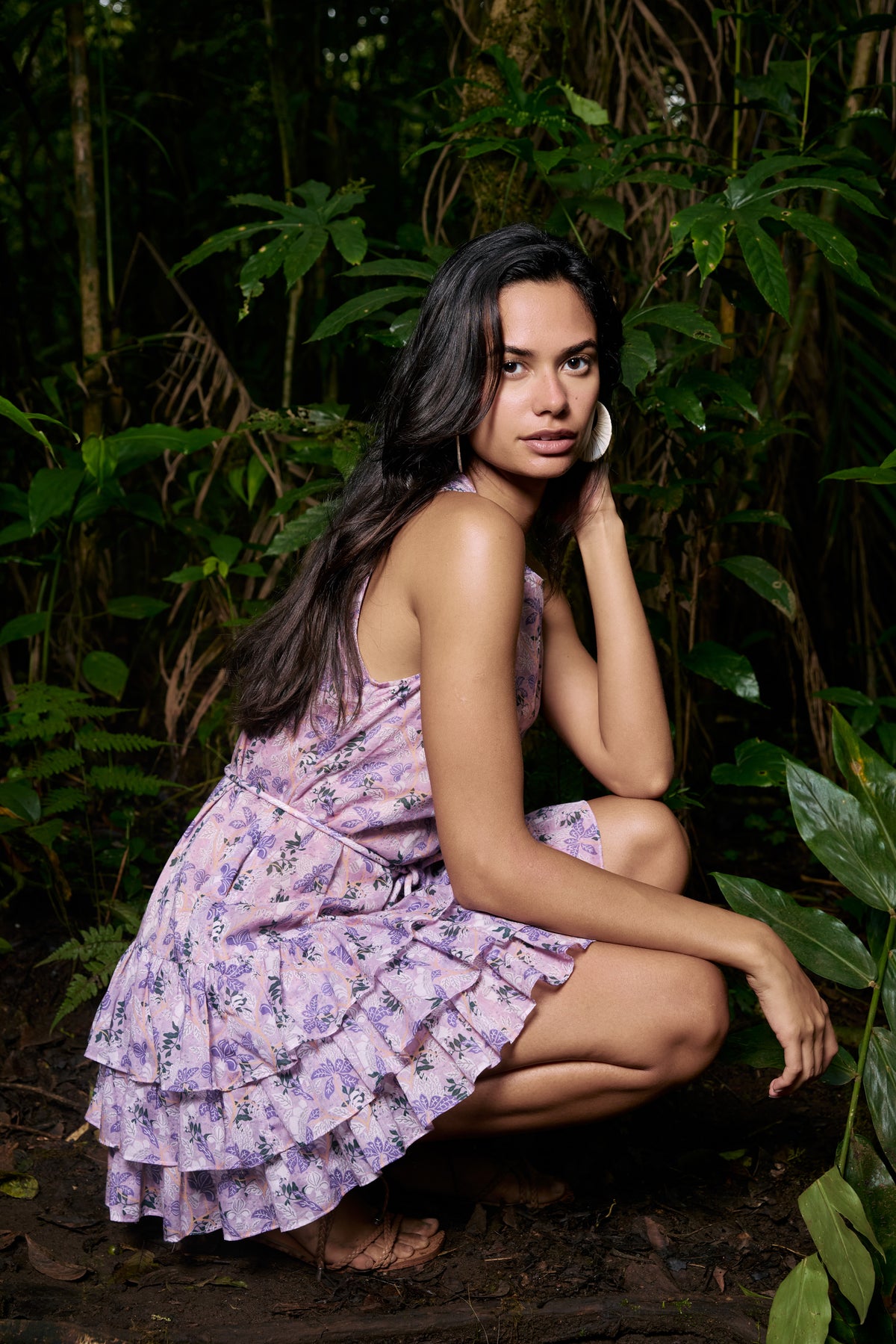 VALERY Dress in Lavender Ashar