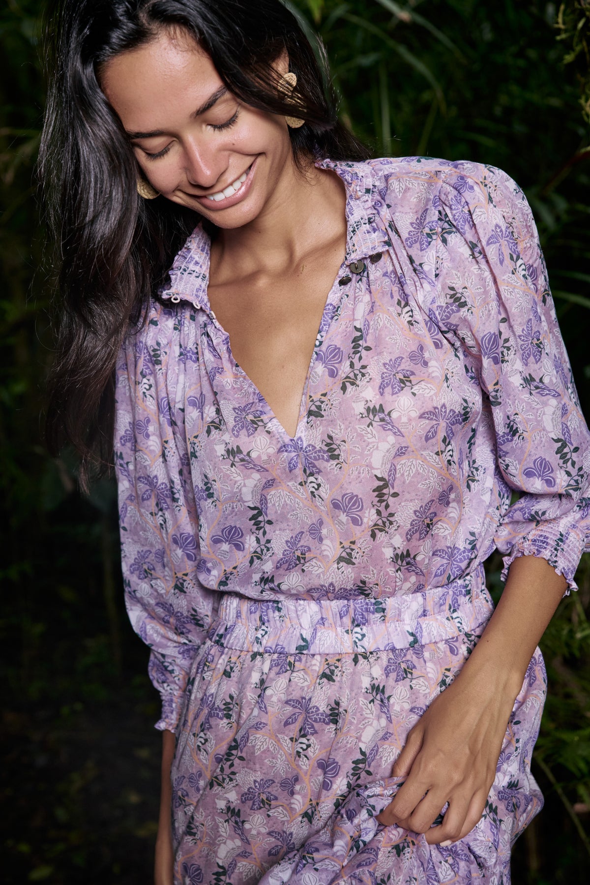 VERA Top in Lavender Ashar