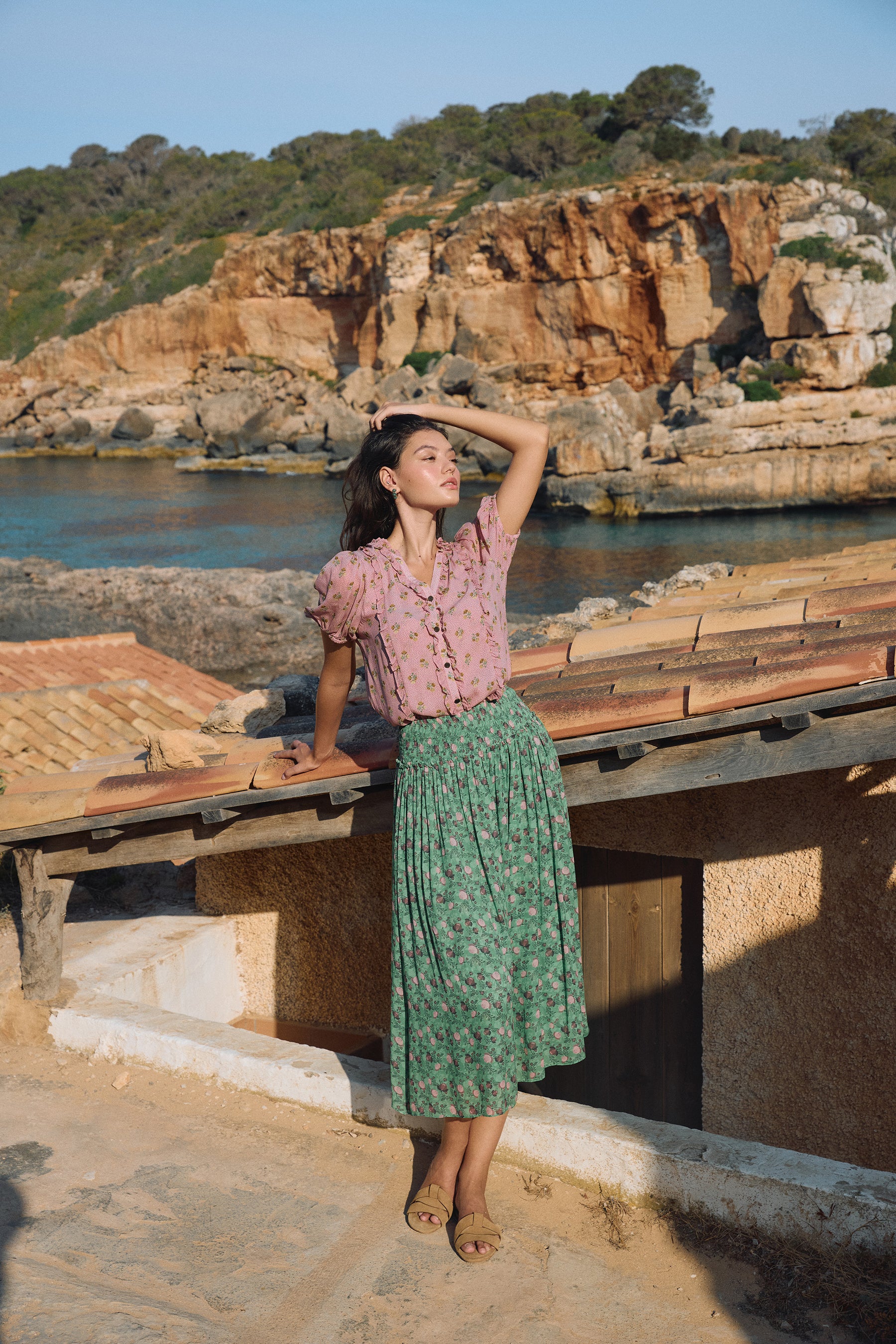 TIMMY Skirt in Cempaka Green