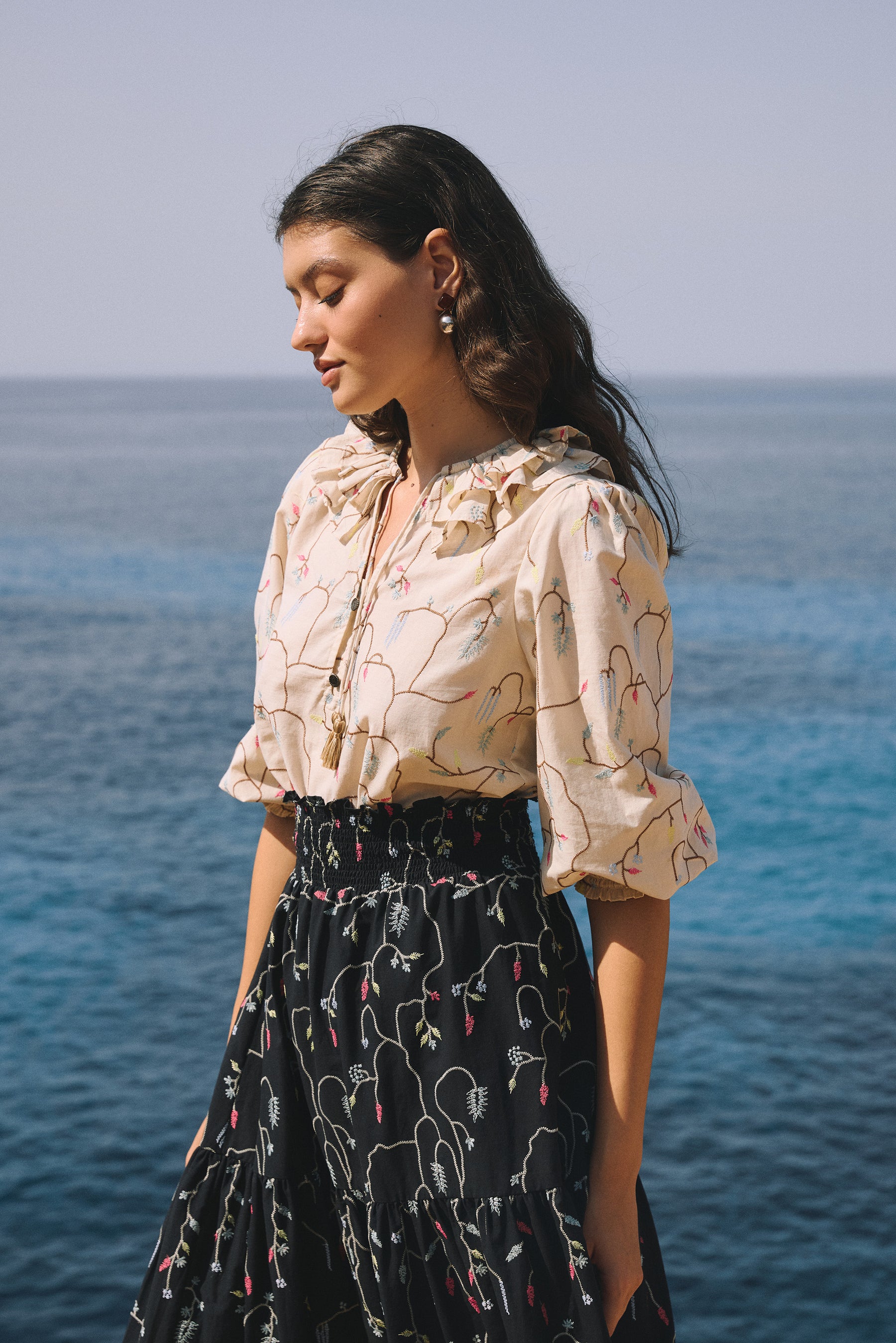 ANNA Top in Beige Lada