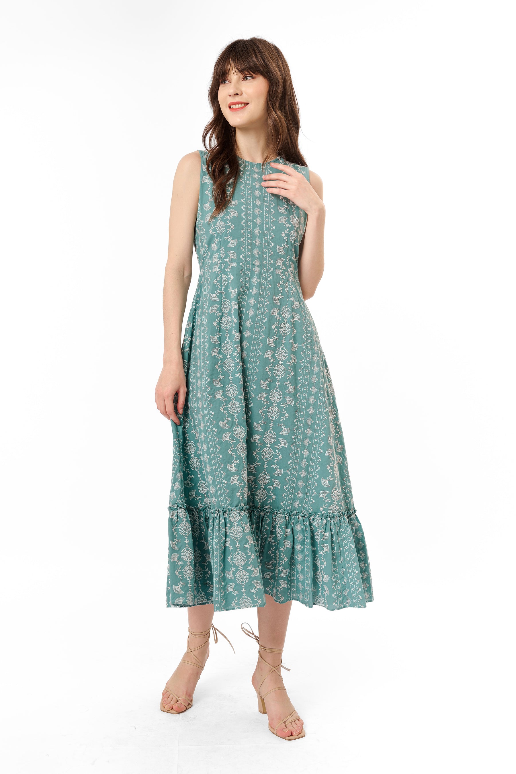 ADJANI Dress in Cengkeh Blue
