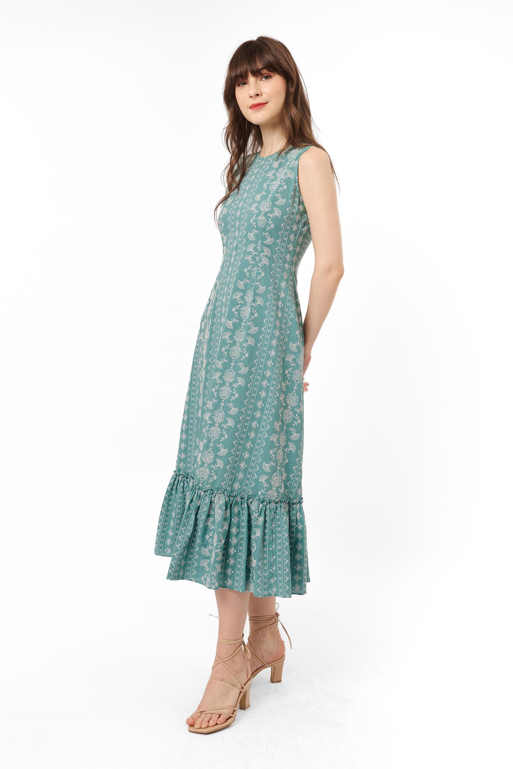 ADJANI Dress in Cengkeh Blue
