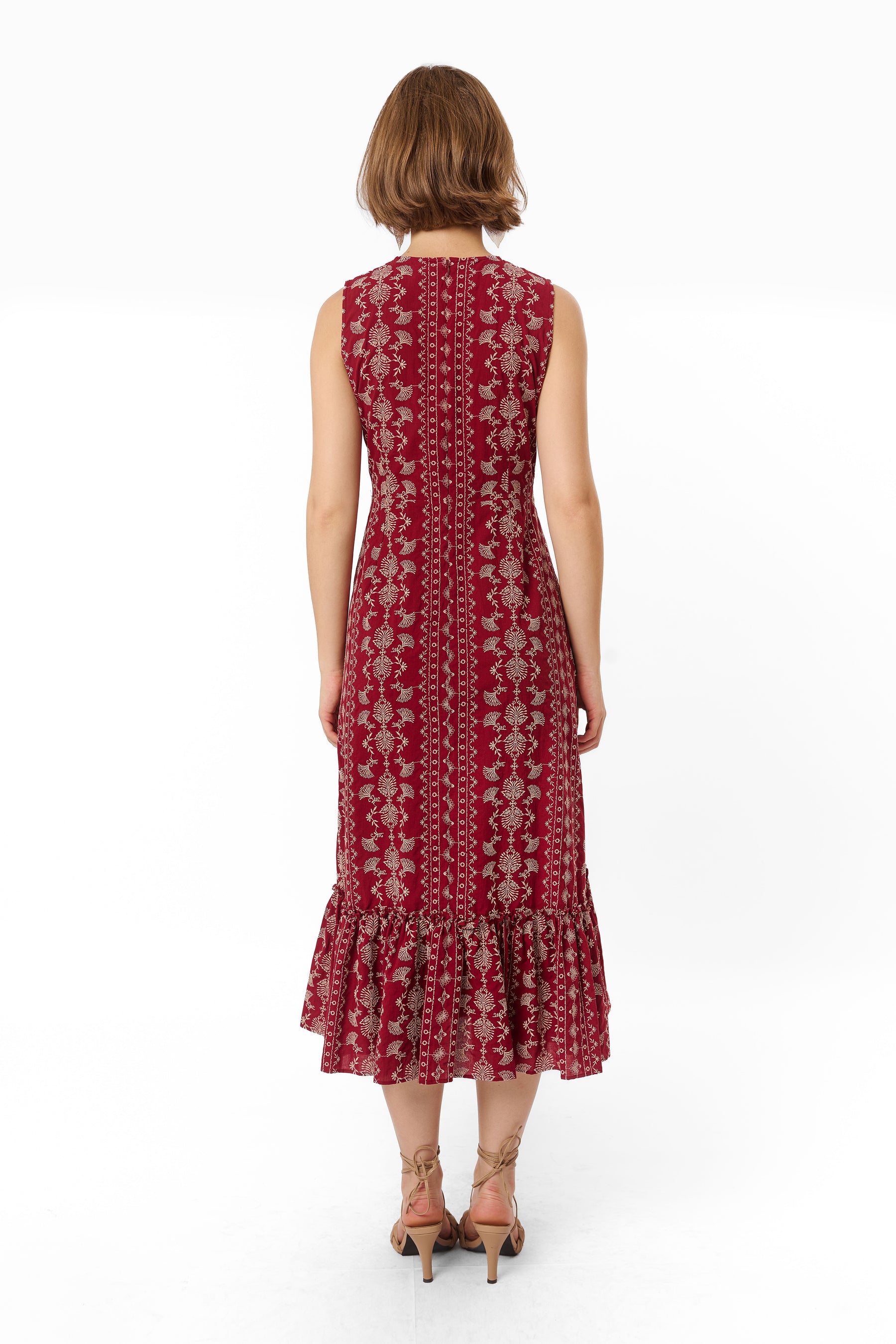 ADJANI Dress in Cengkeh Maroon