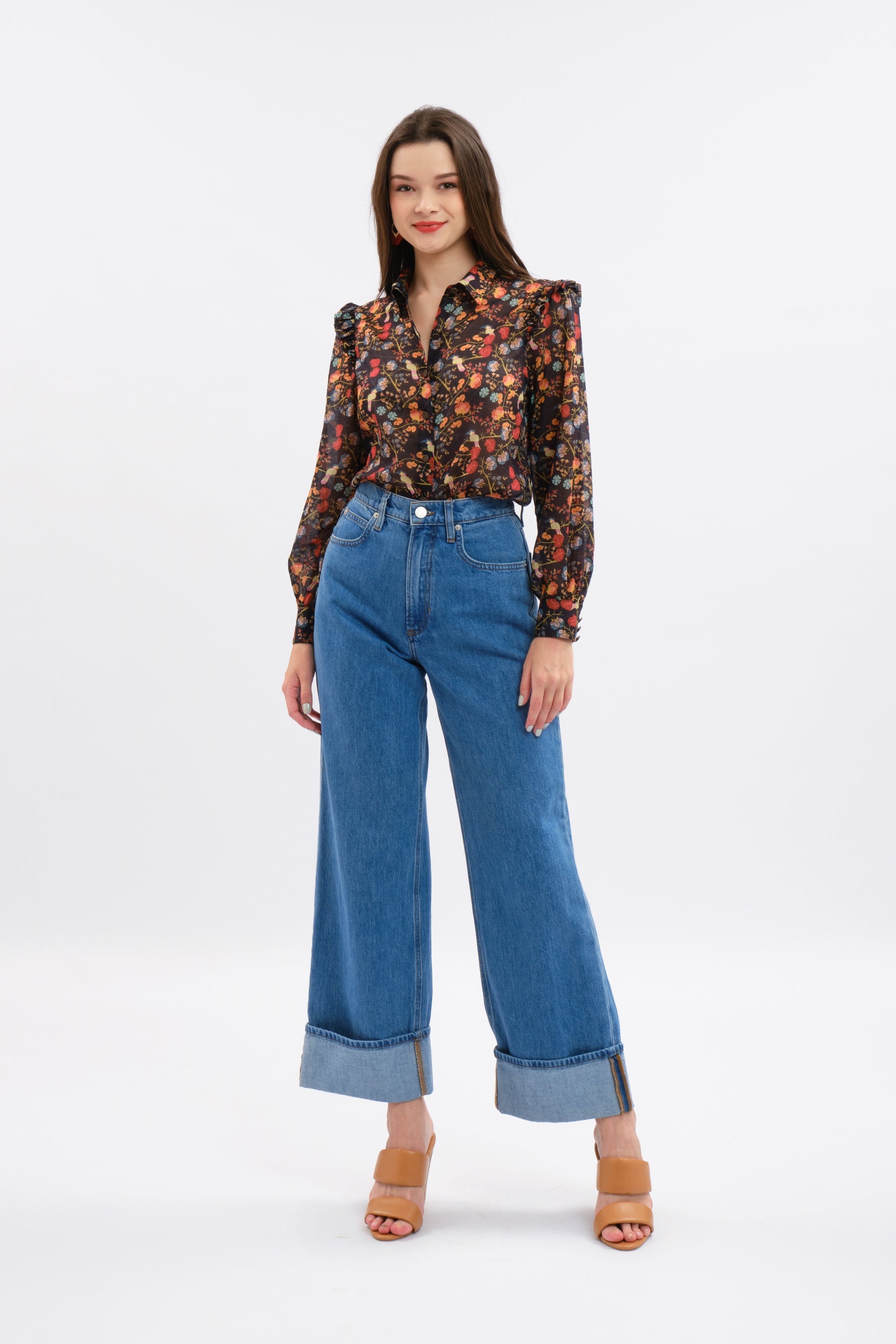 AMAL Top in Black Maros