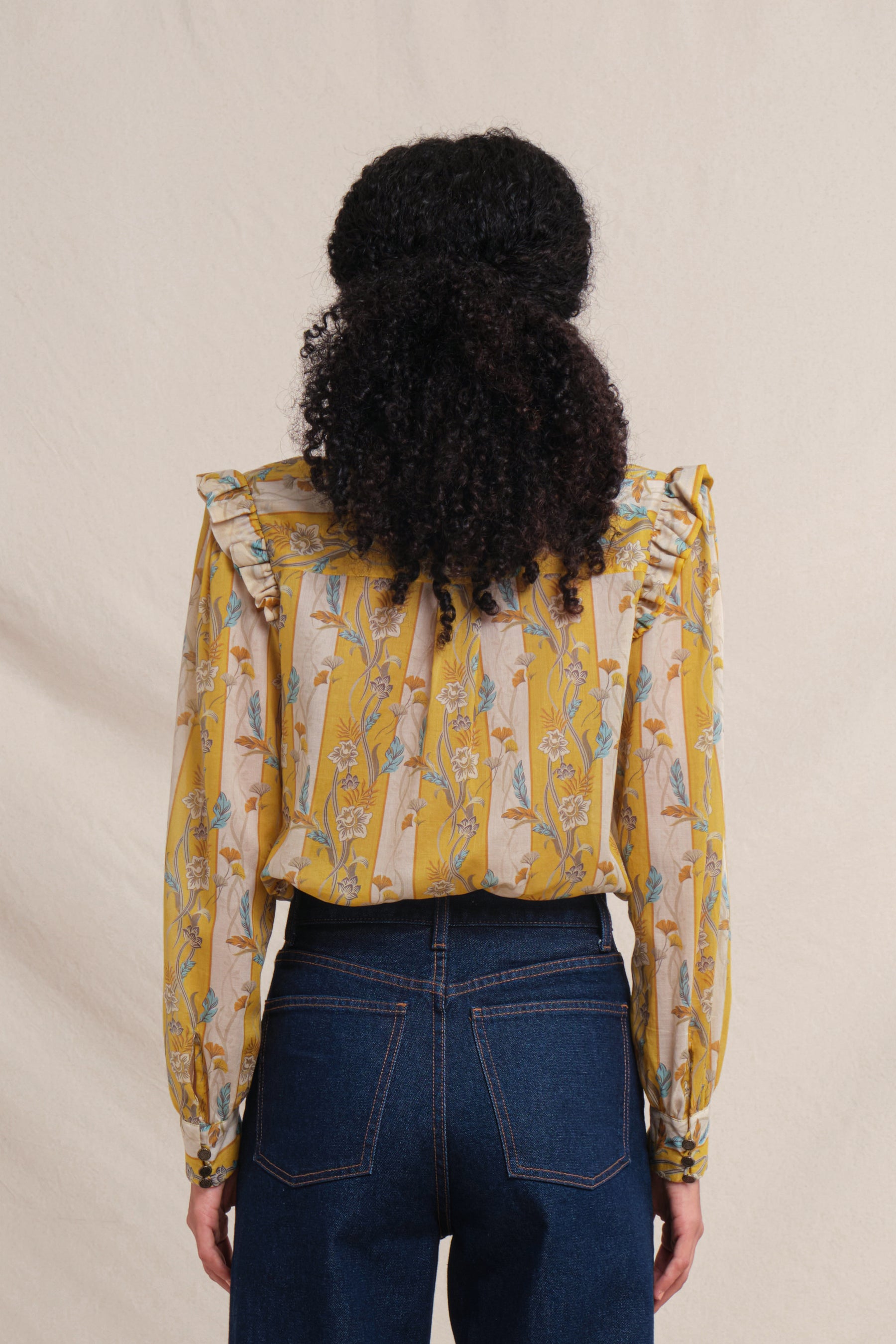 AMAL Top in Yellow Jalapa