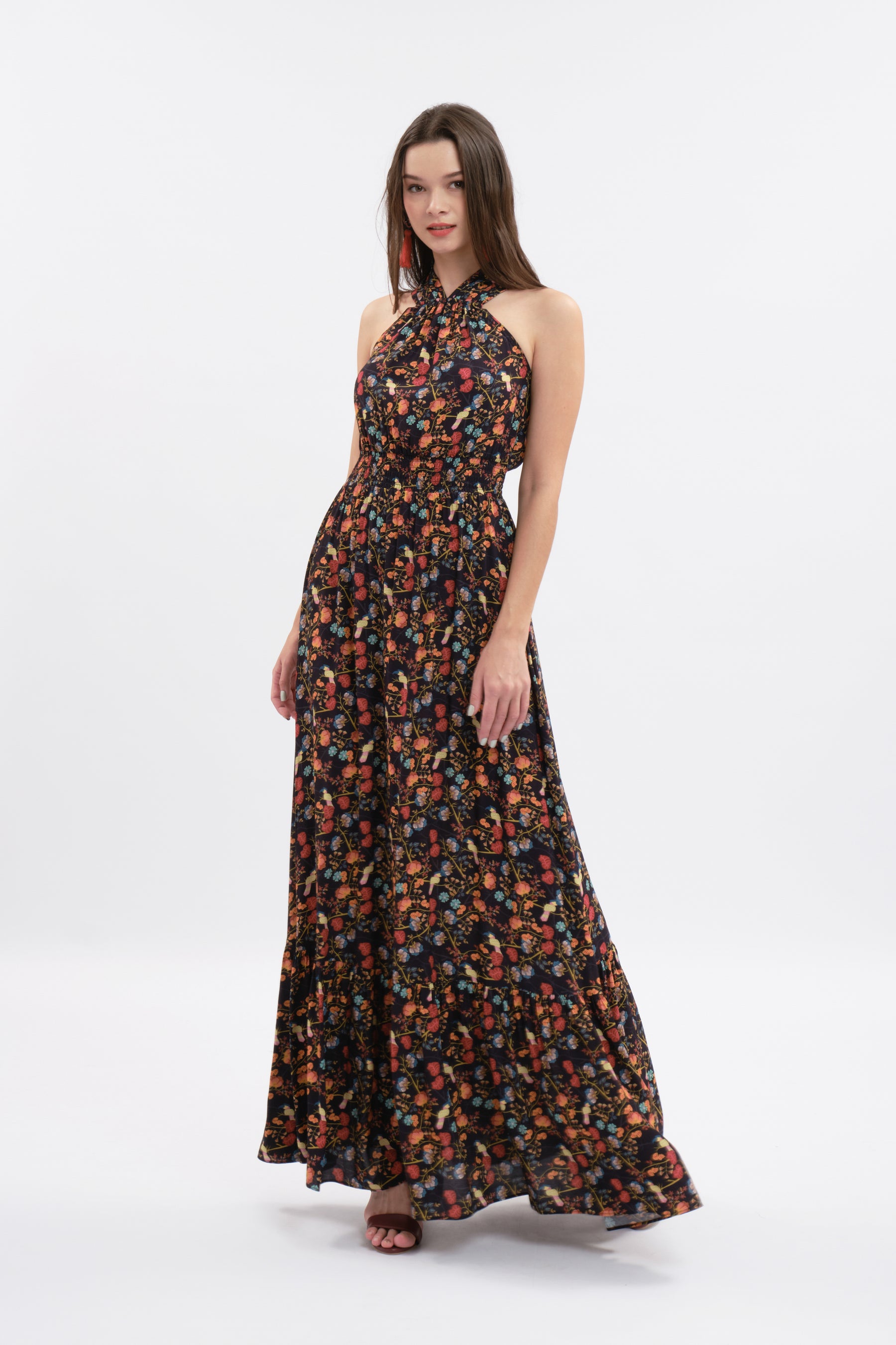 AMAYA Dress in Black Maros