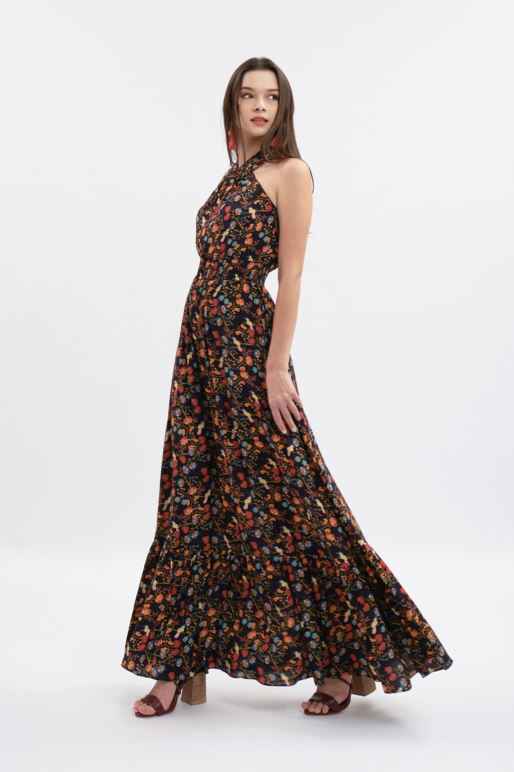 AMAYA Dress in Black Maros