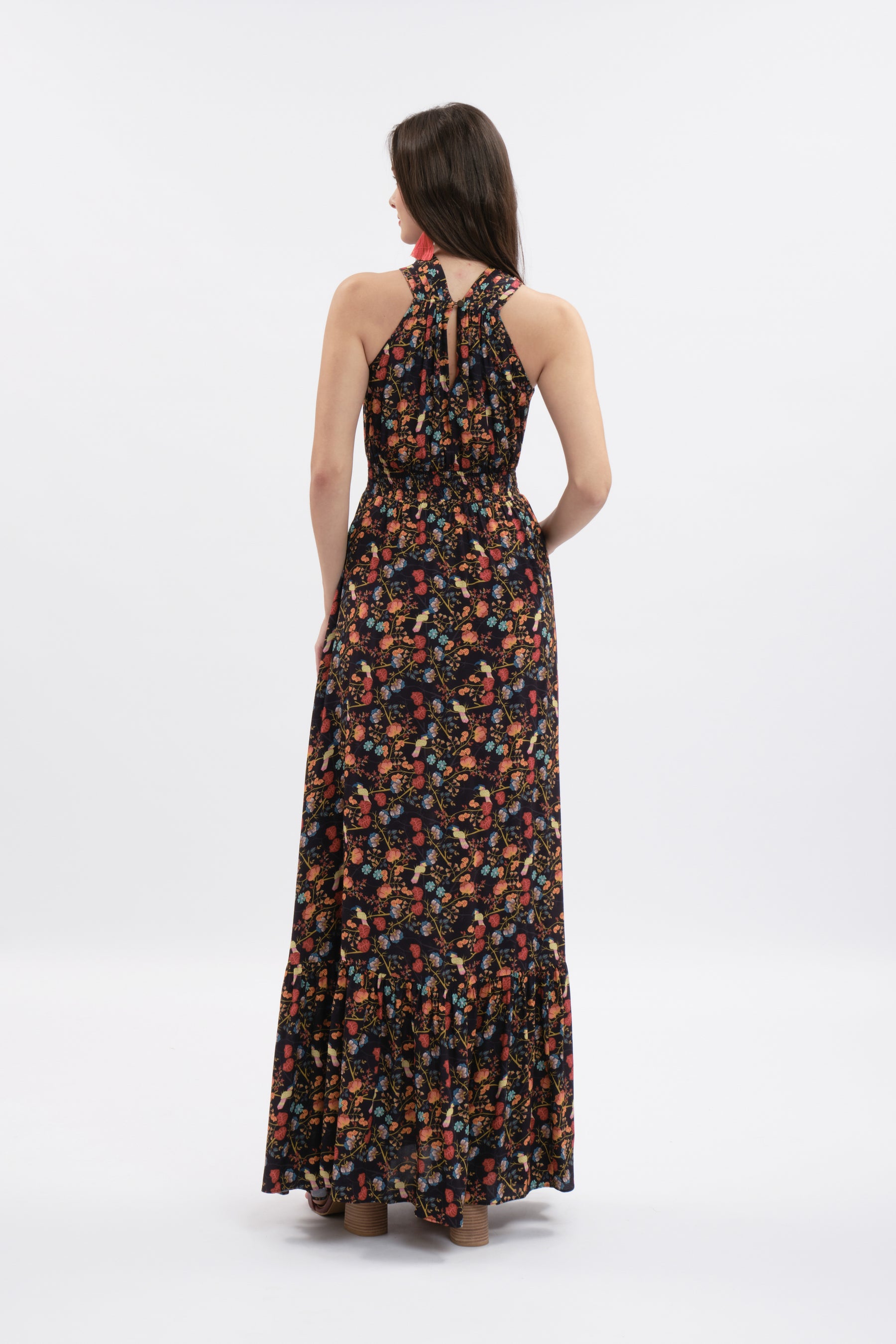 AMAYA Dress in Black Maros