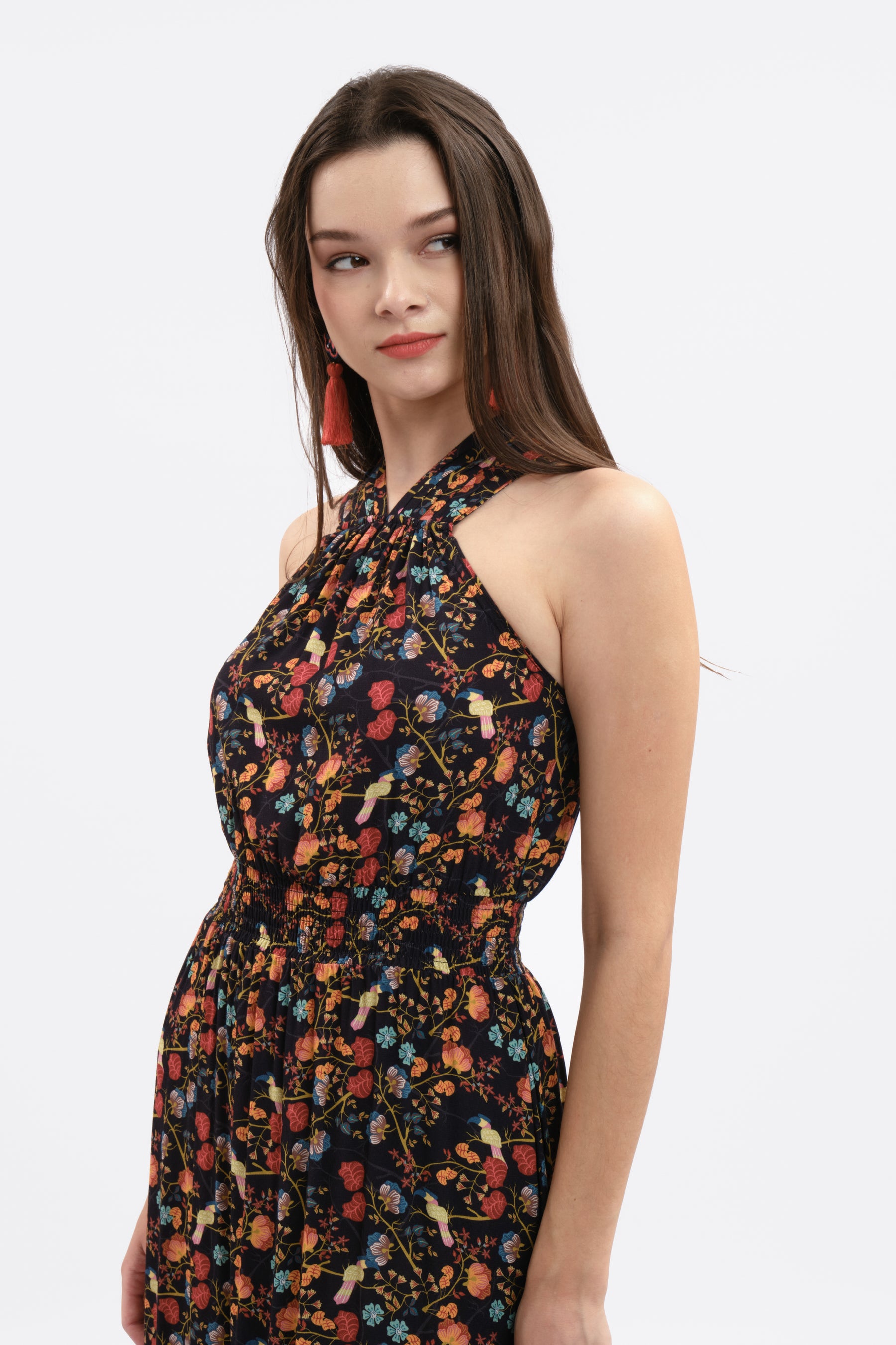 AMAYA Dress in Black Maros