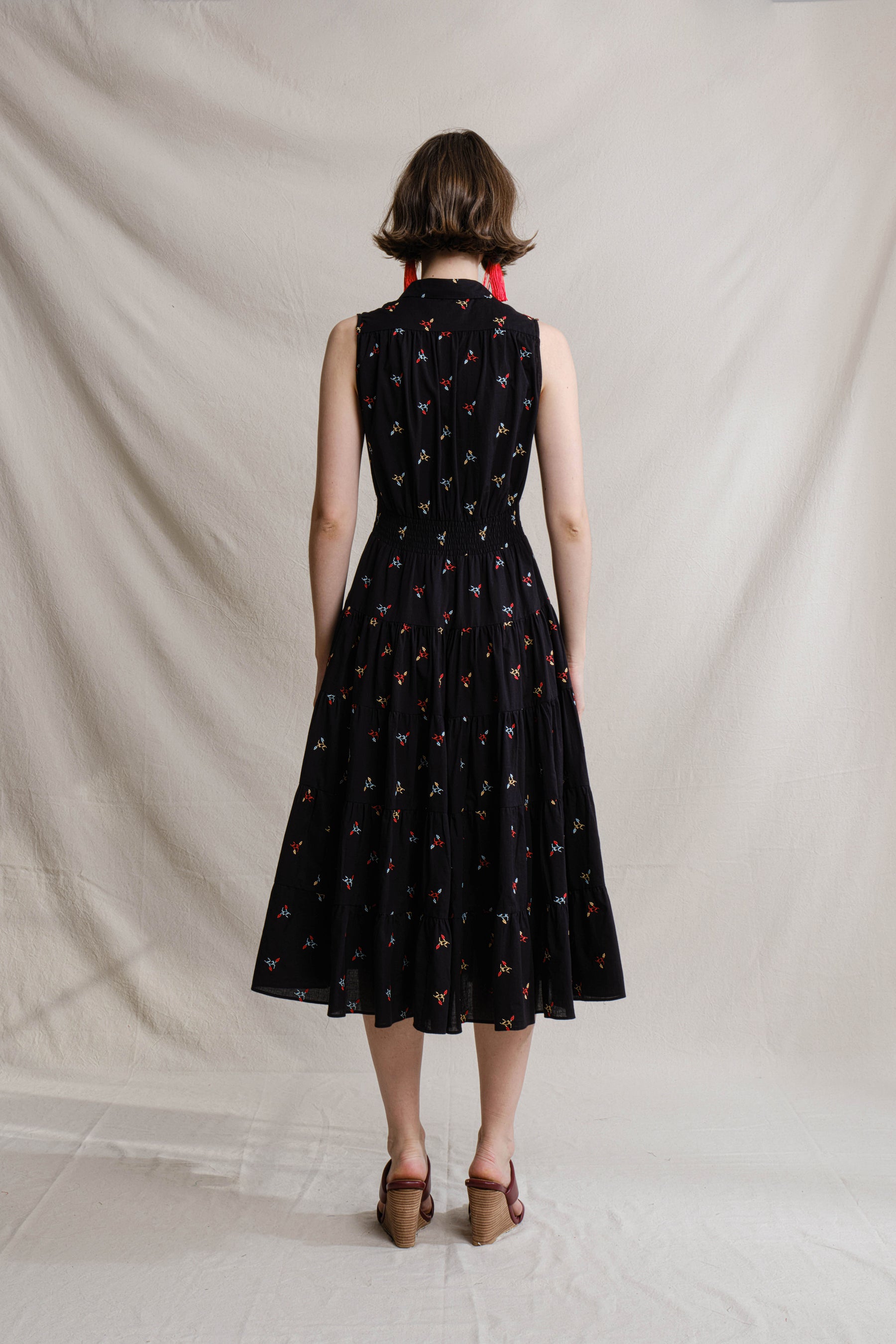 ANGIE Dress in Black Jagung