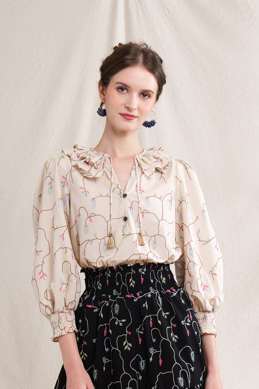 ANNA Top in Beige Lada