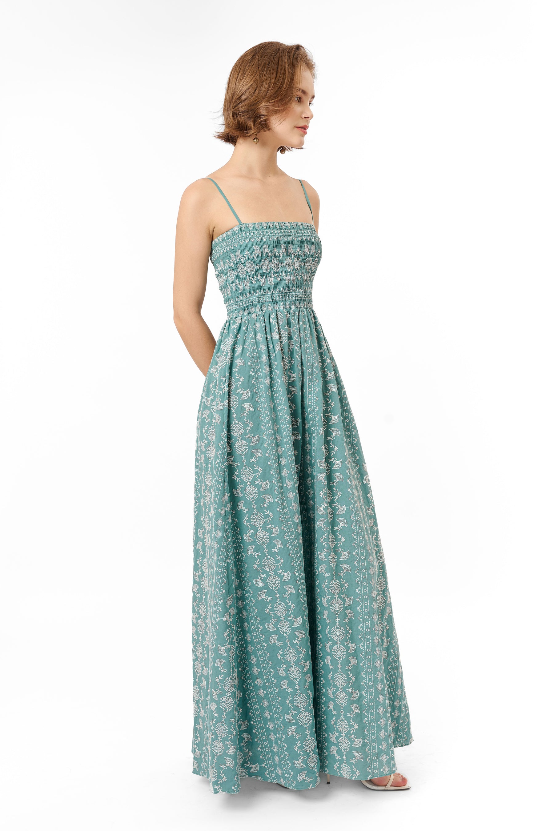 ANYA Dress in Cengkeh Blue