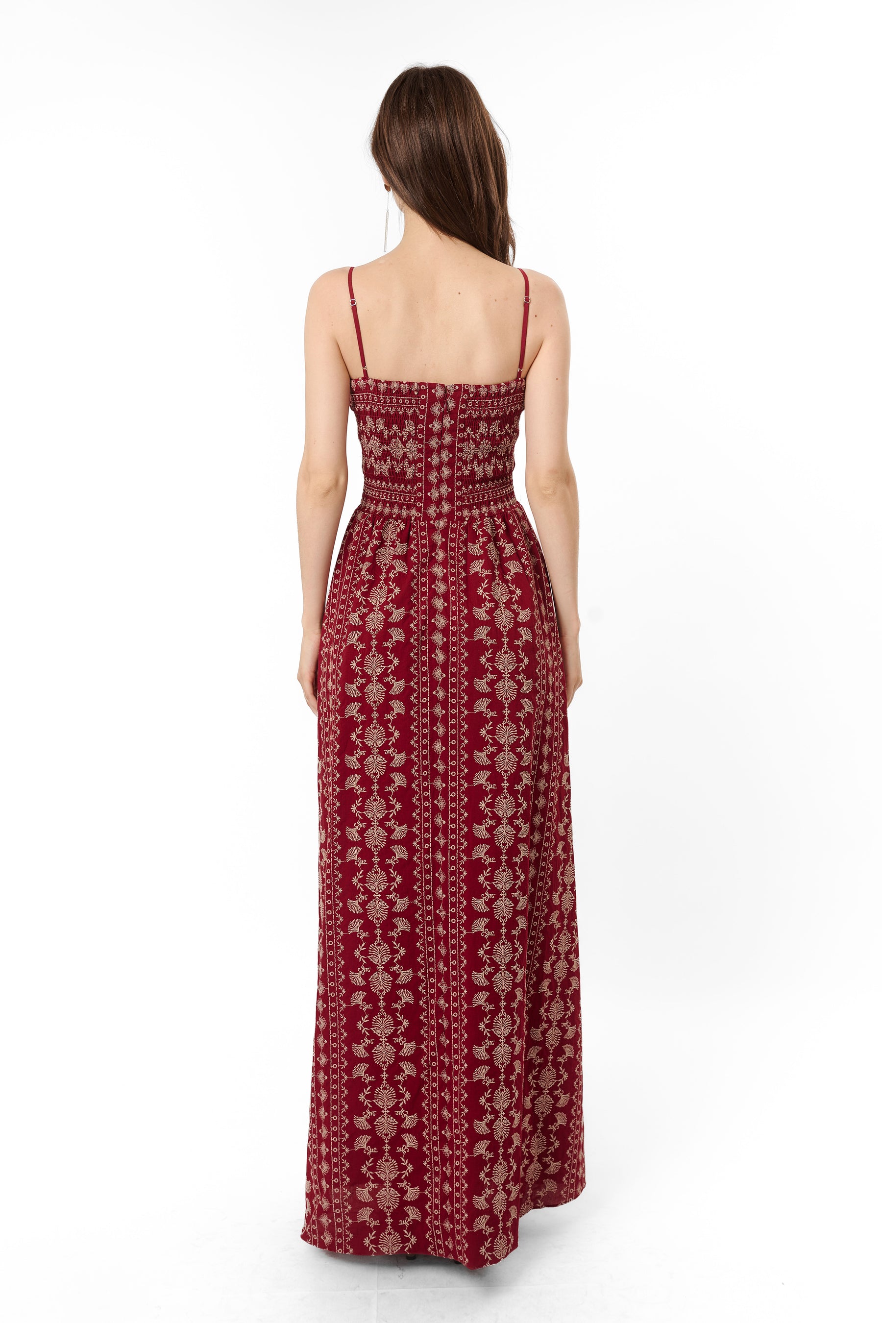 ANYA Dress in Cengkeh Maroon