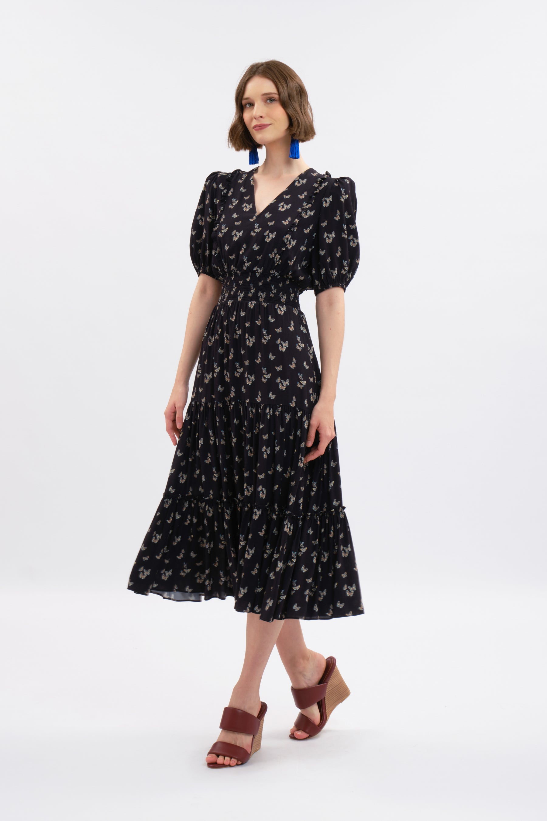 AQILA Dress in Black Kupu