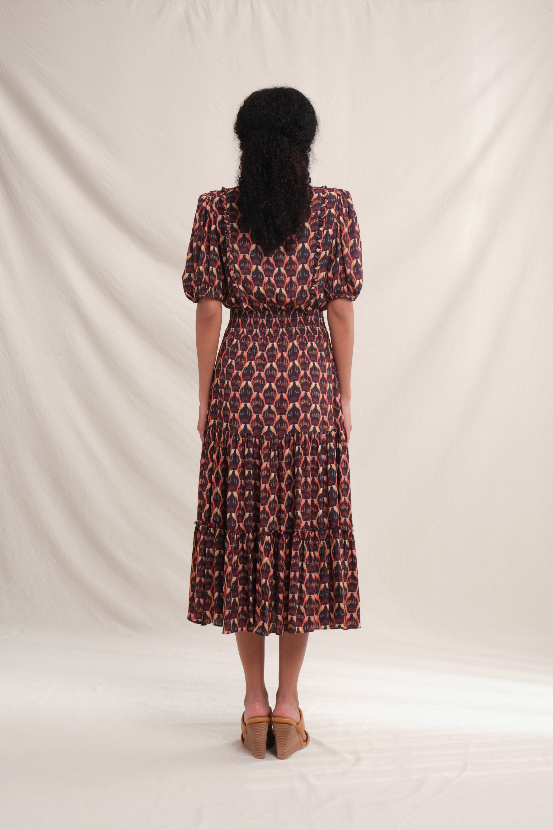 AQILA Dress in Red Saeran