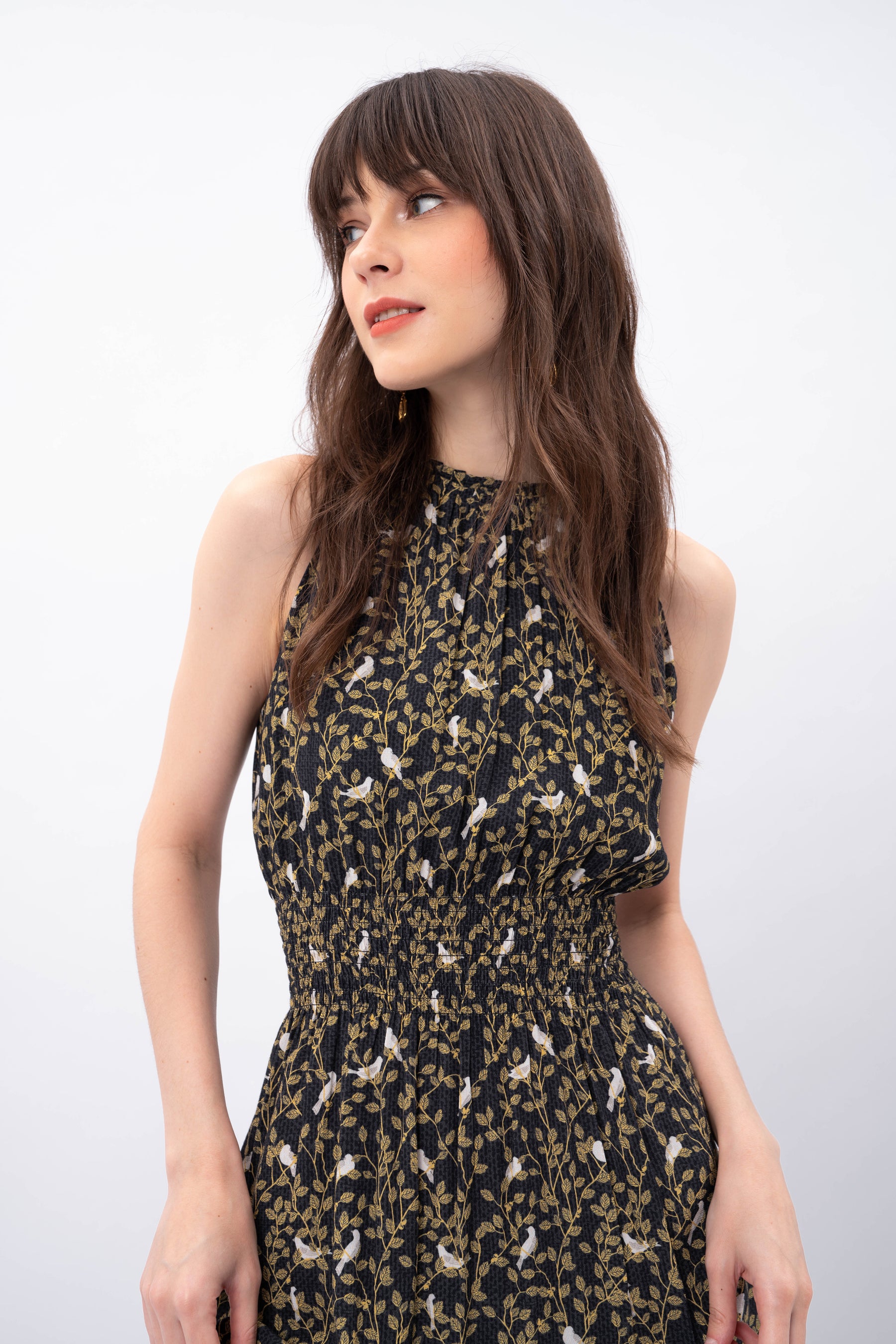 ASA Dress in Tekukur Black