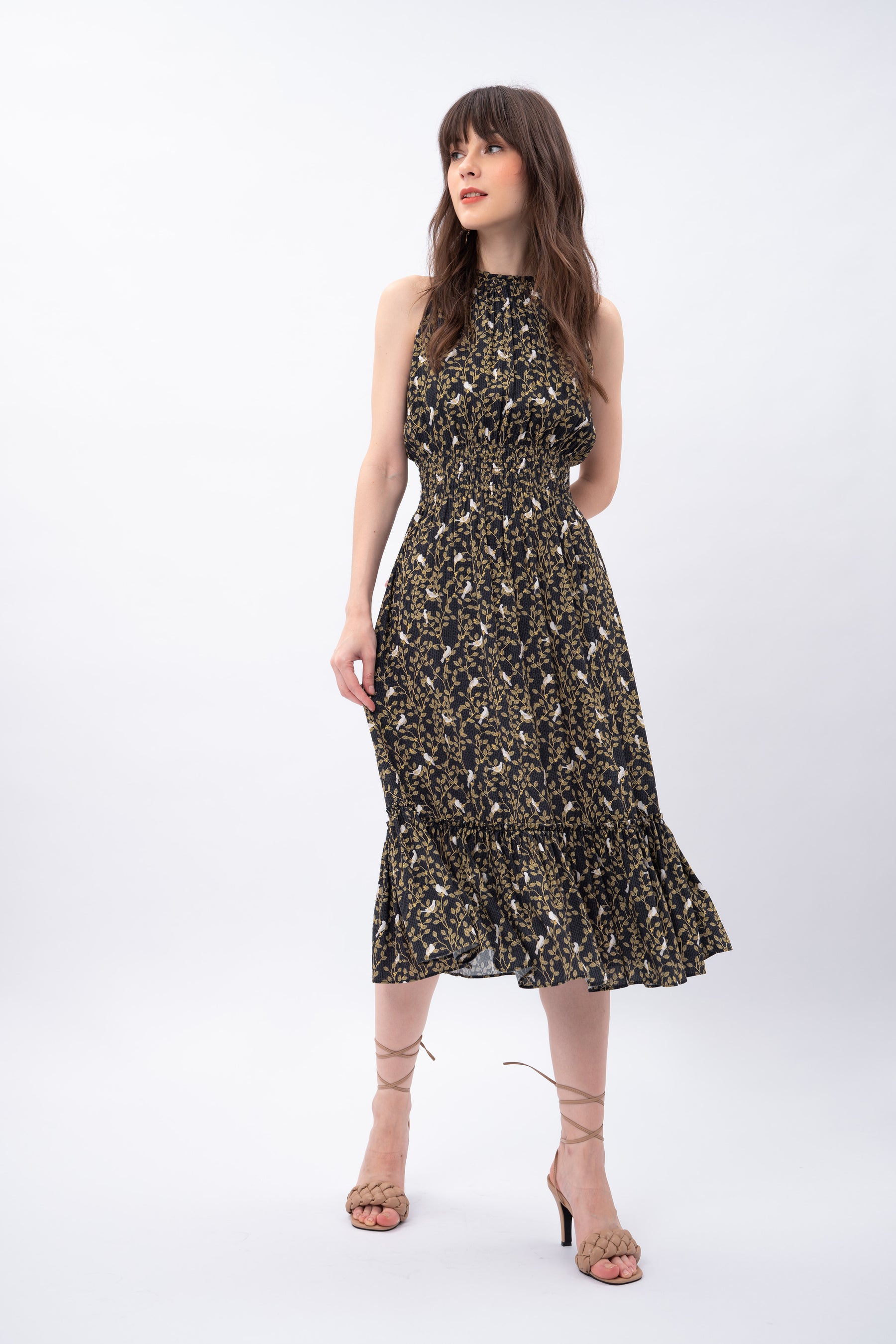 ASA Dress in Tekukur Black