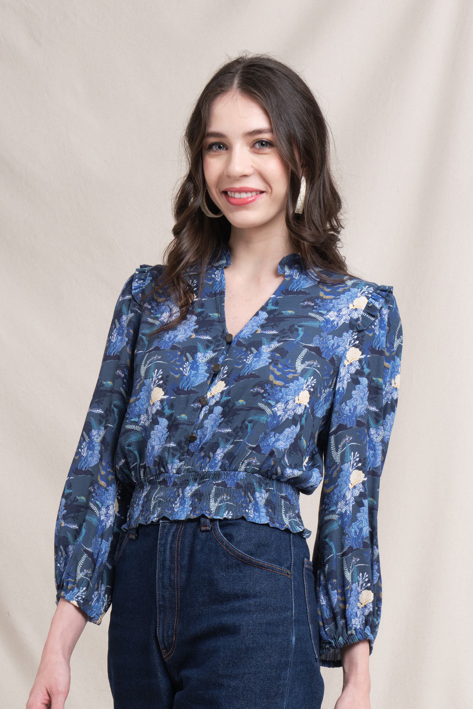 ASHA Top in Navy Bunaken