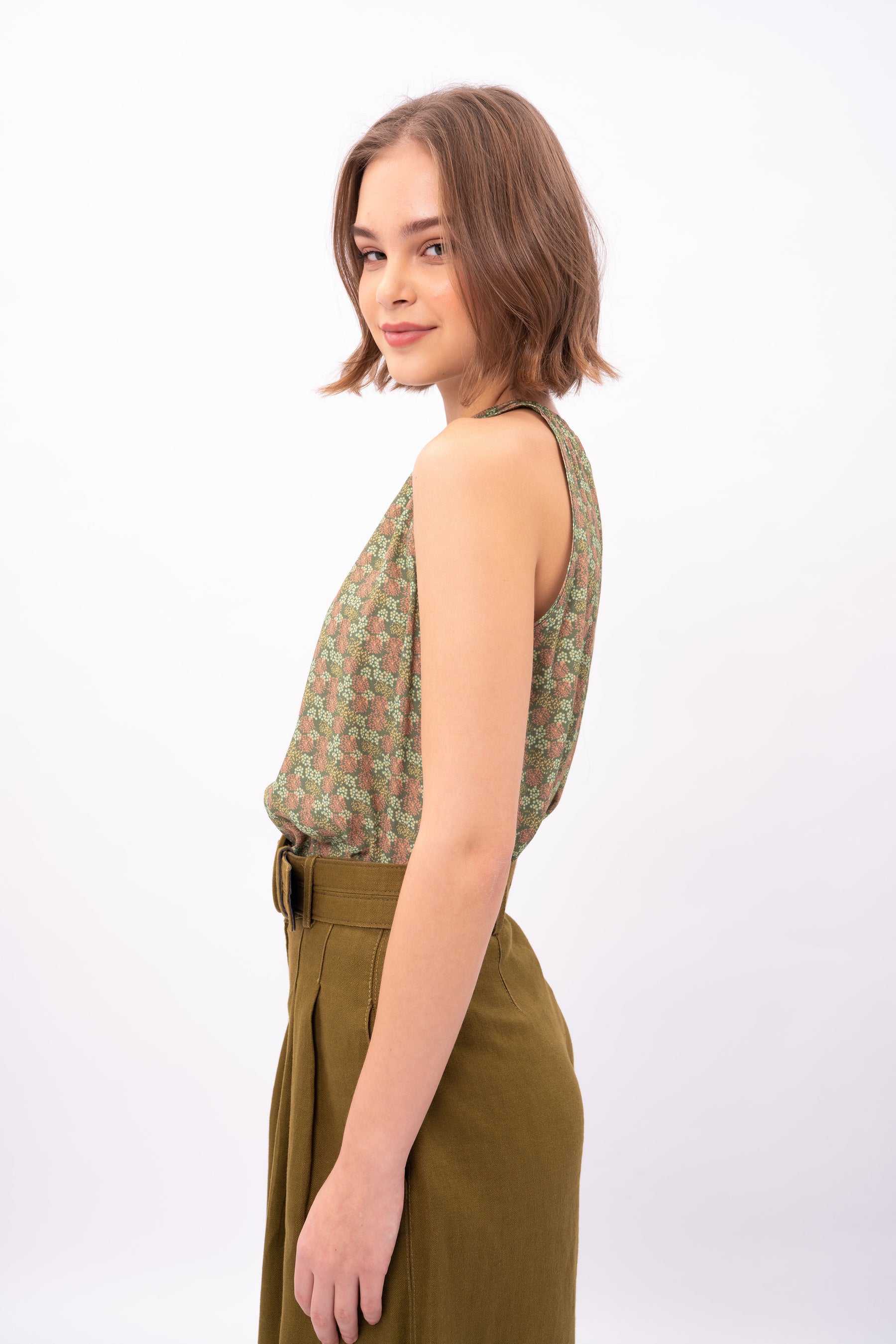 AYA Top in Kilau Green