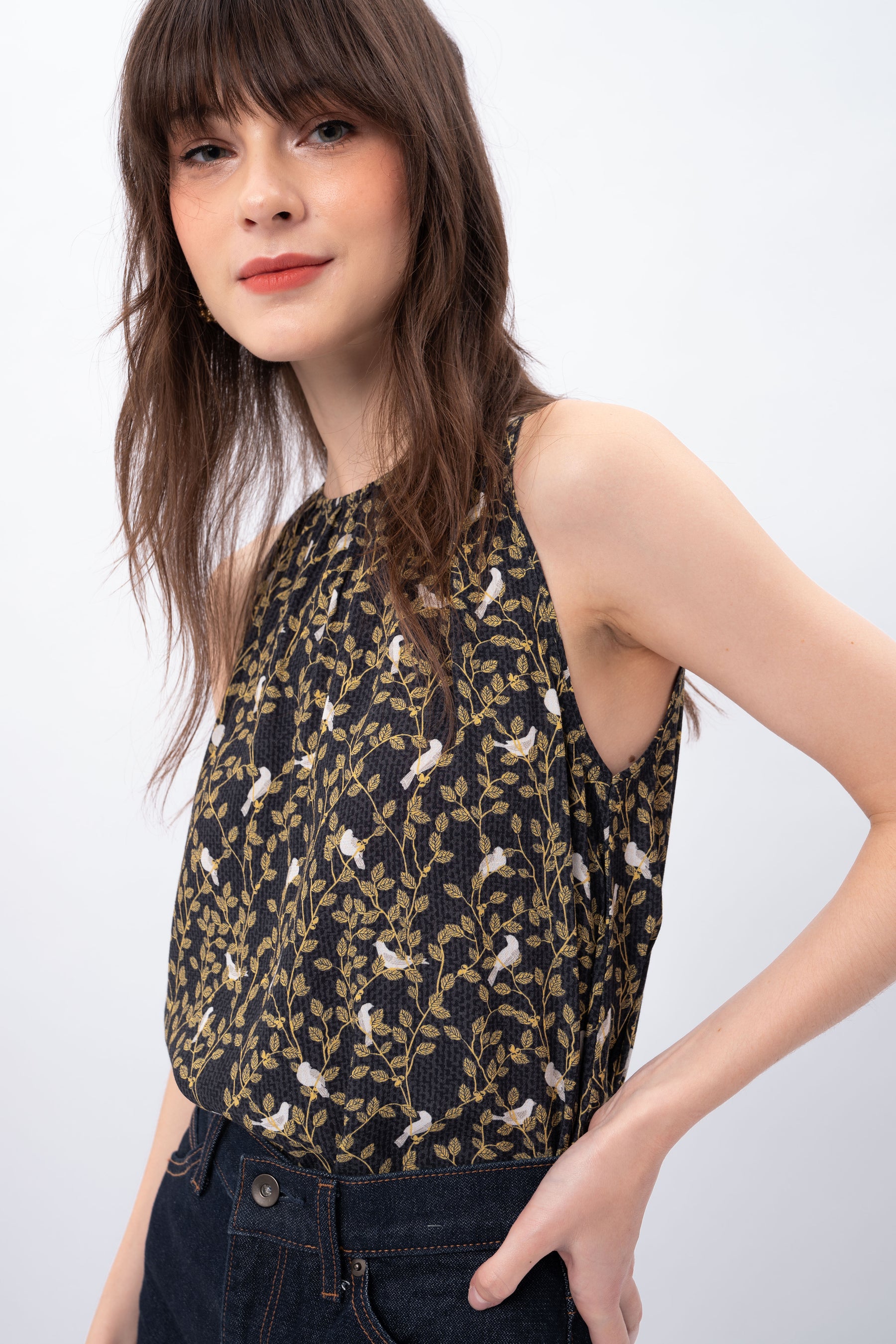 AYA Top in Tekukur Black