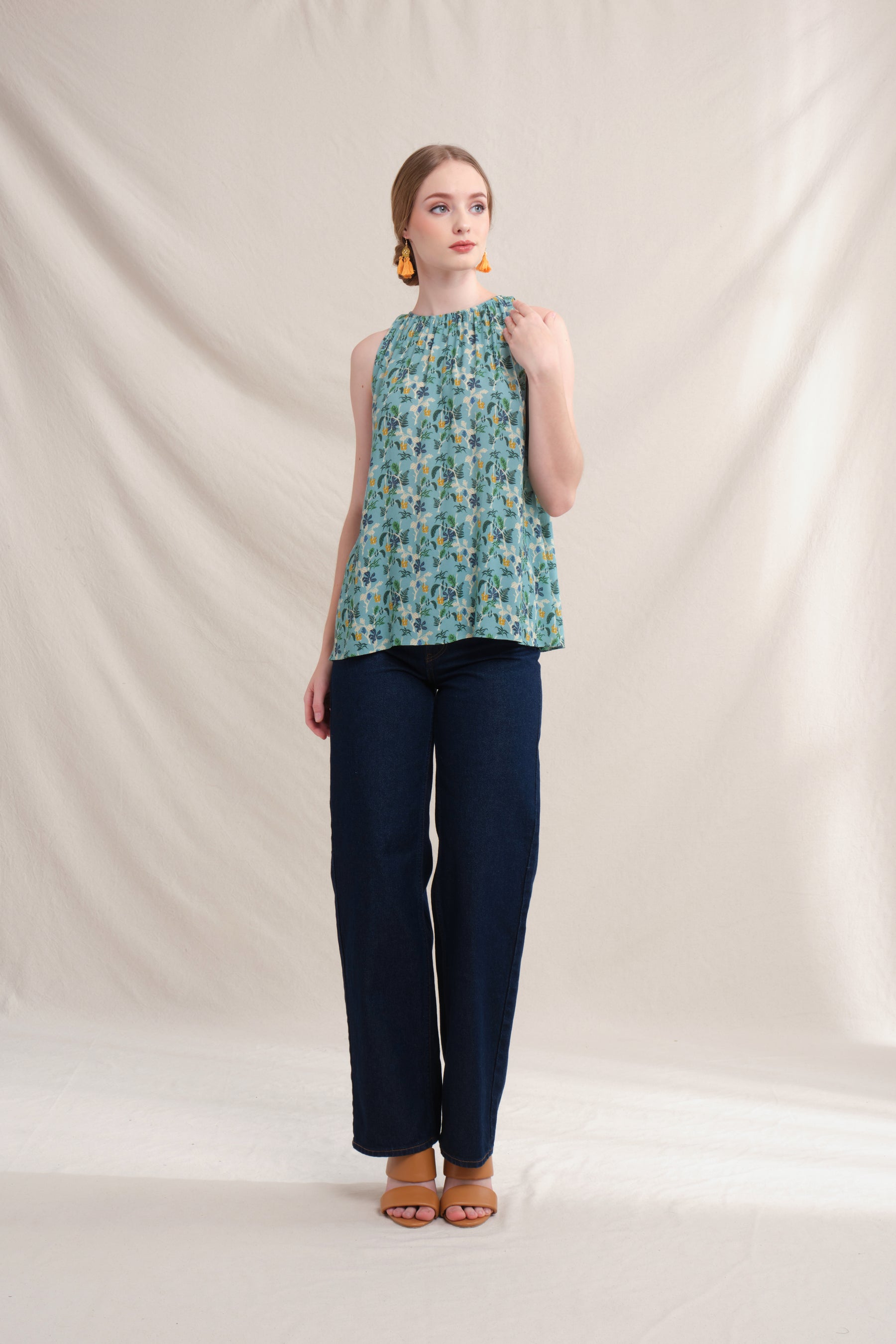 AYA Top in Blue Gaguduh