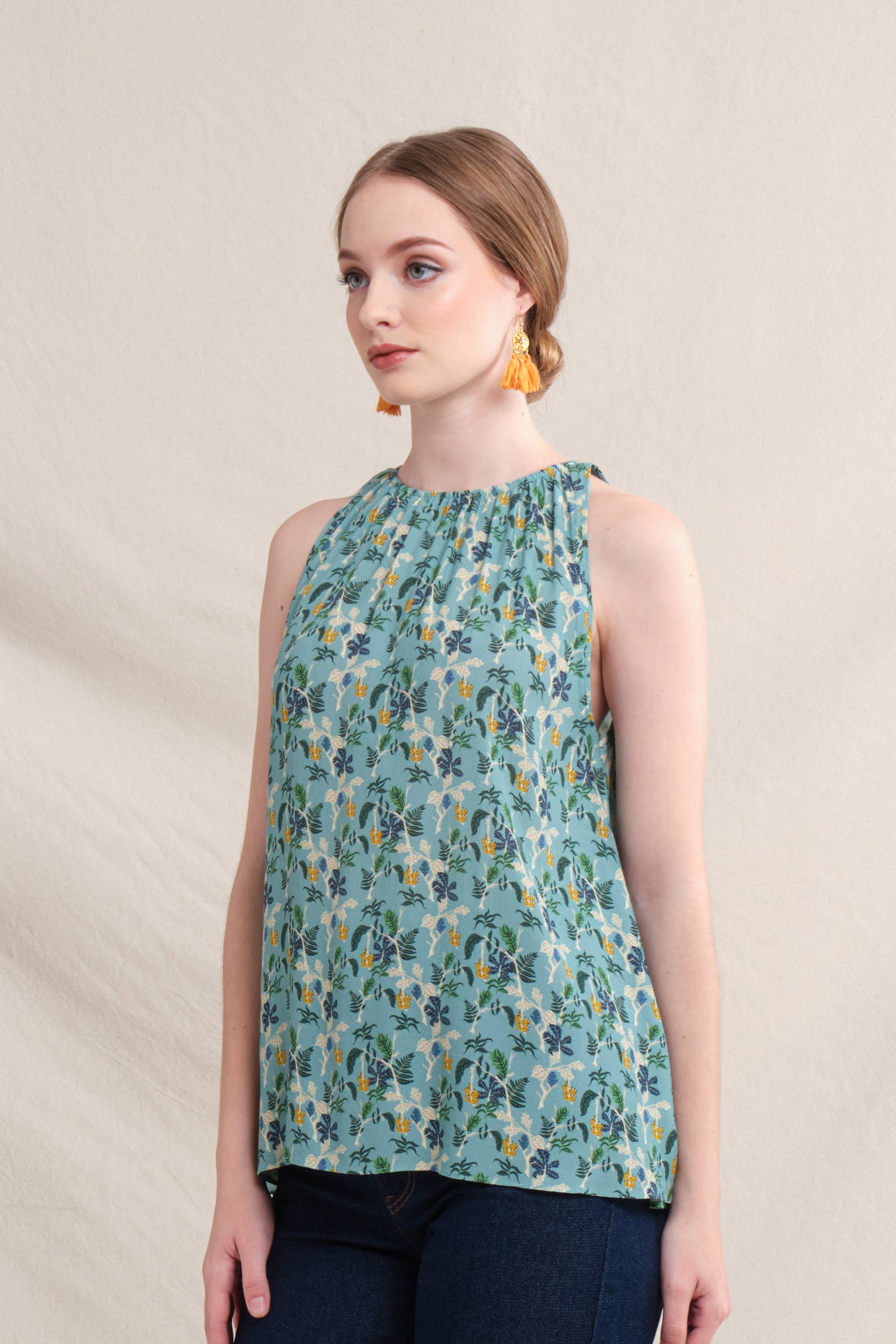 AYA Top in Blue Gaguduh