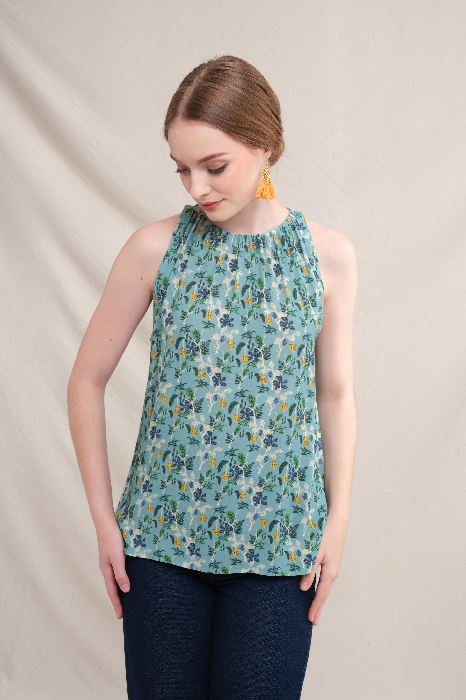 AYA Top in Blue Gaguduh