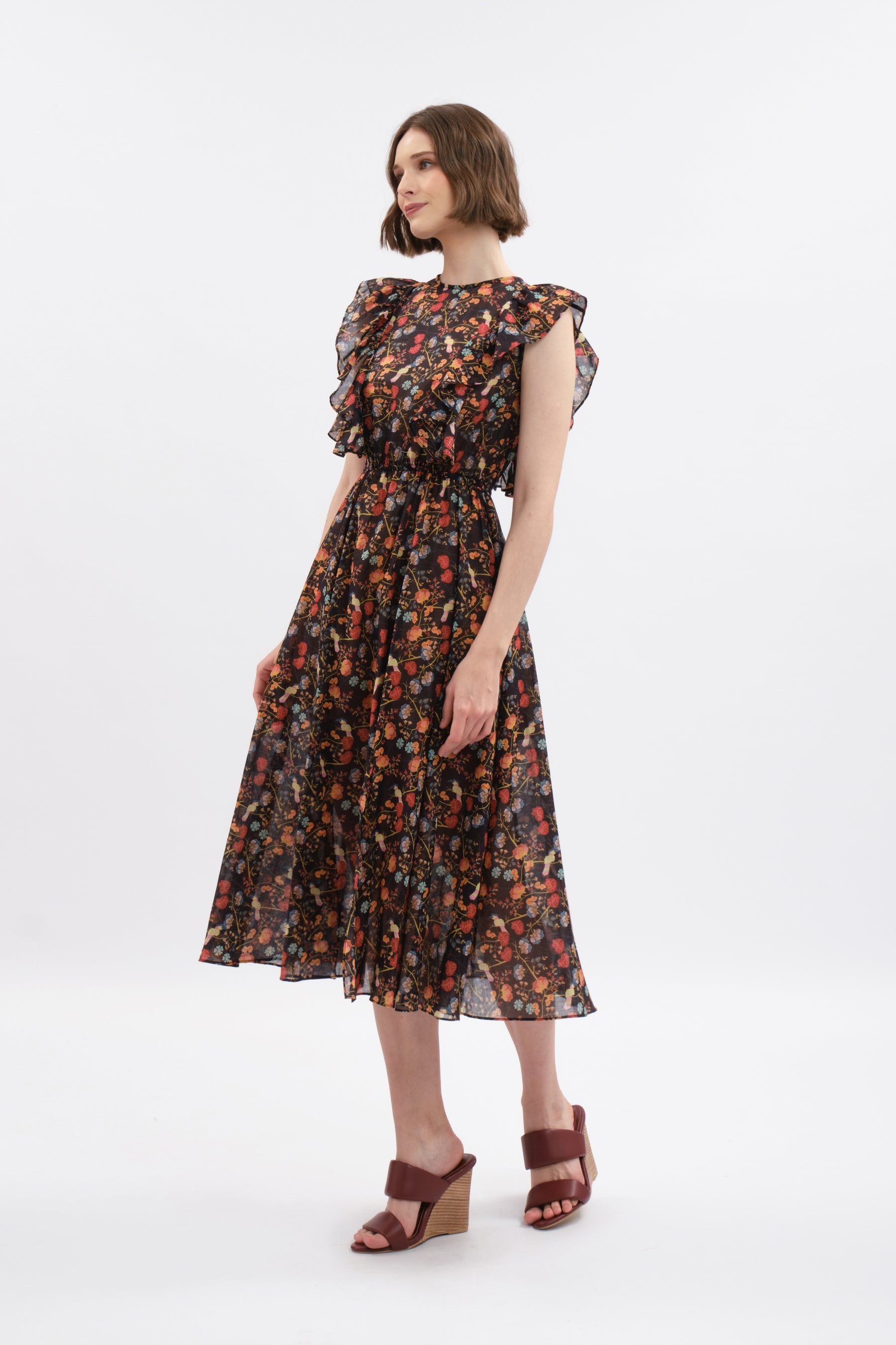 AZRA Dress in Black Maros