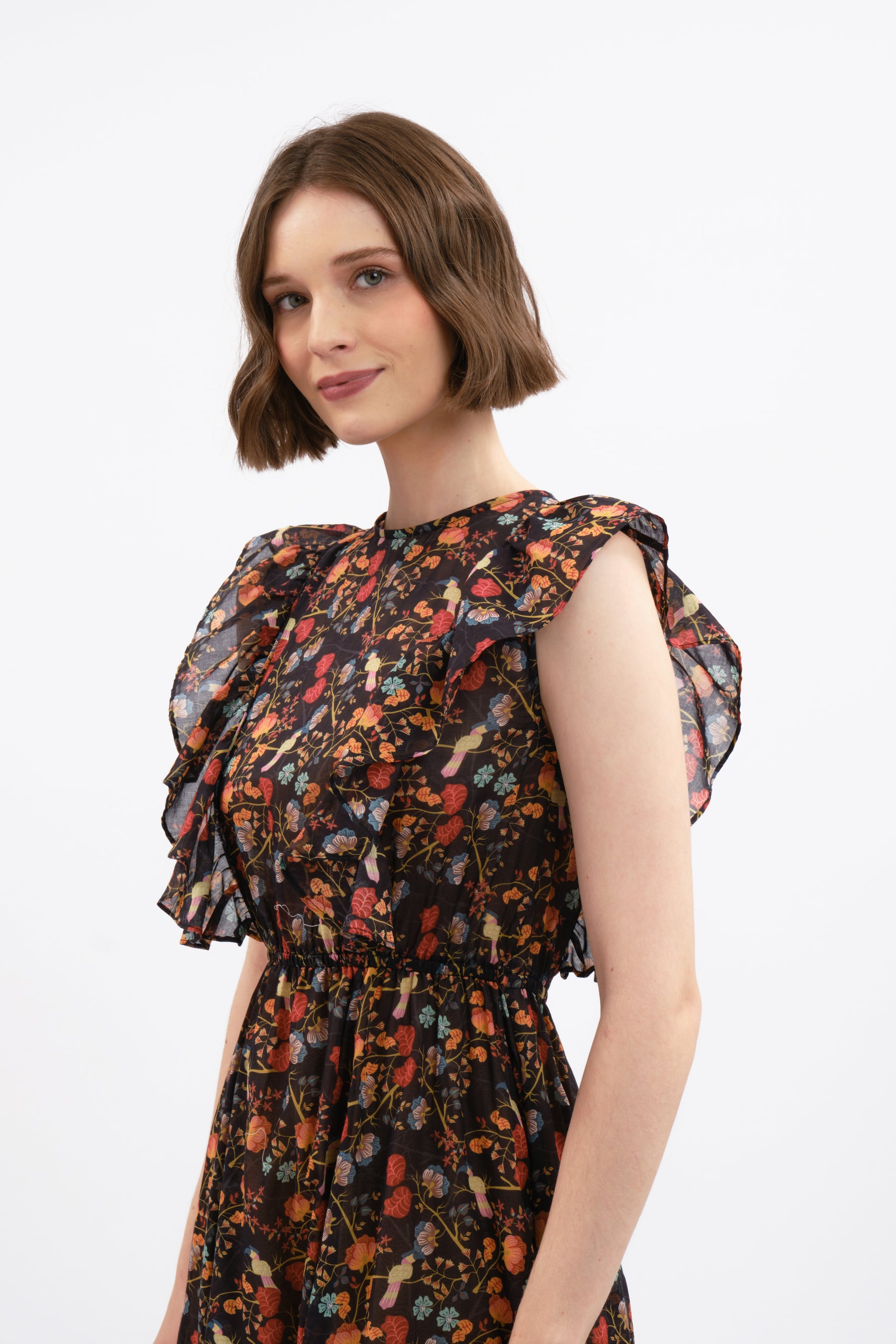 AZRA Dress in Black Maros