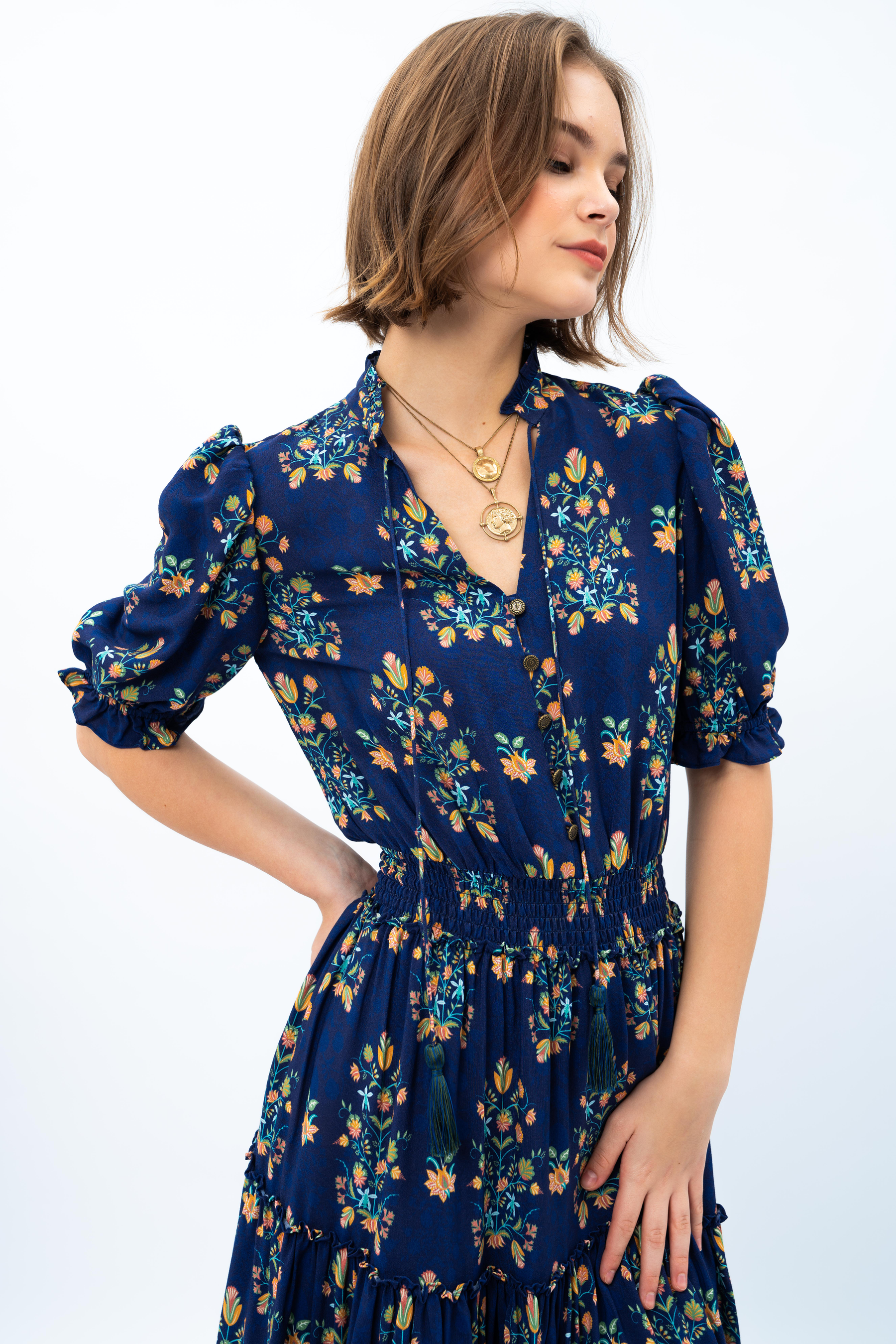 ILIA Dress in Navy Anggrek
