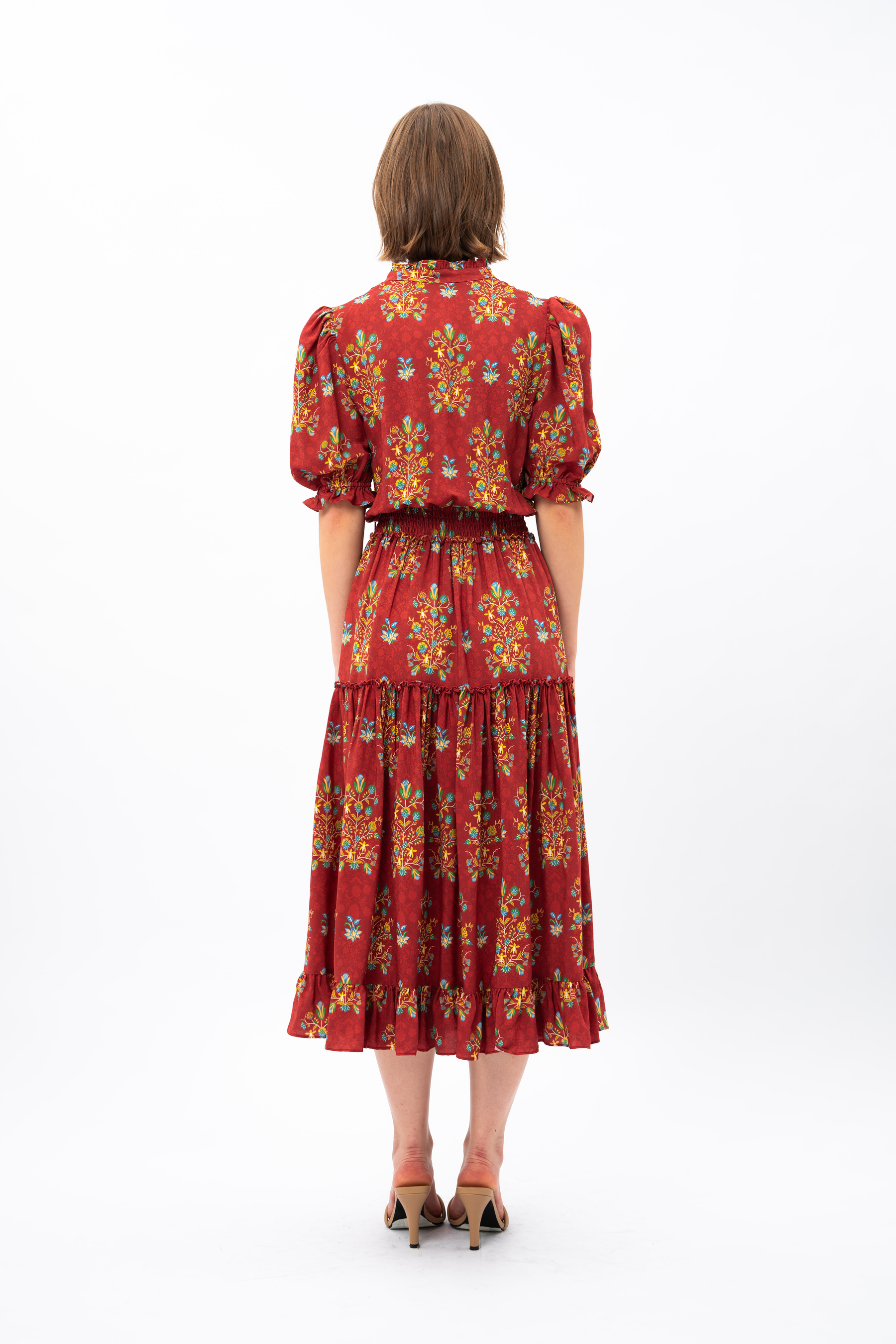 ILIA Dress in Red Anggrek