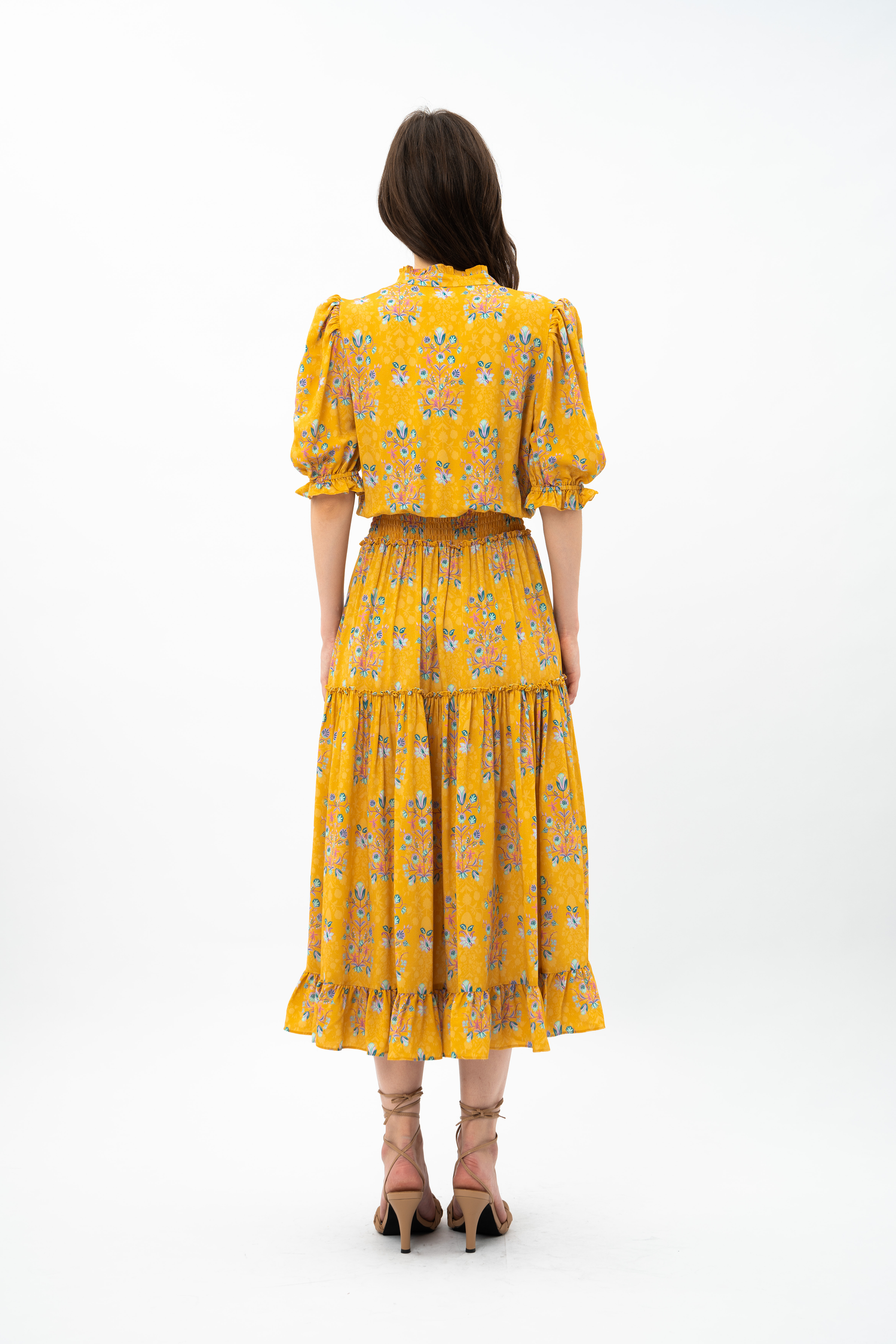 ILIA Dress in Yellow Anggrek