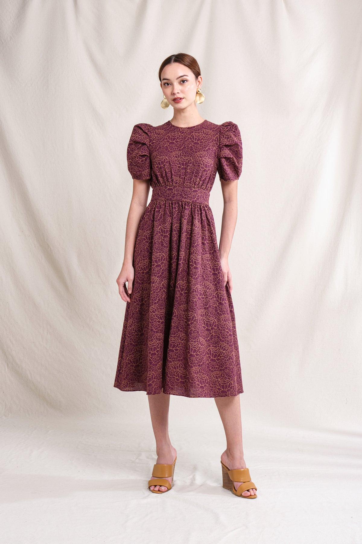 EMMA Dress in Purple Krisan