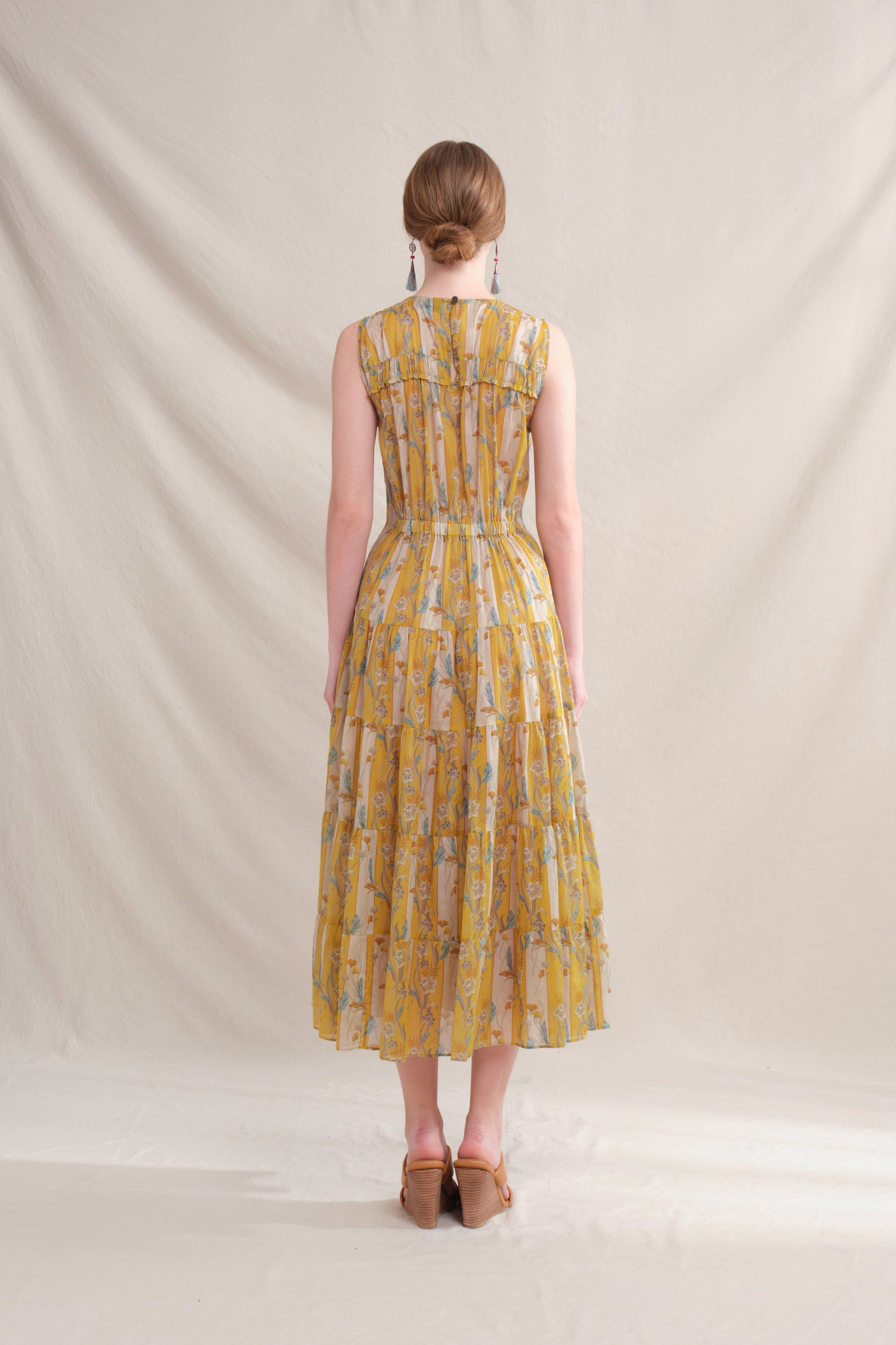 LISA Dress in Yellow Jalapa