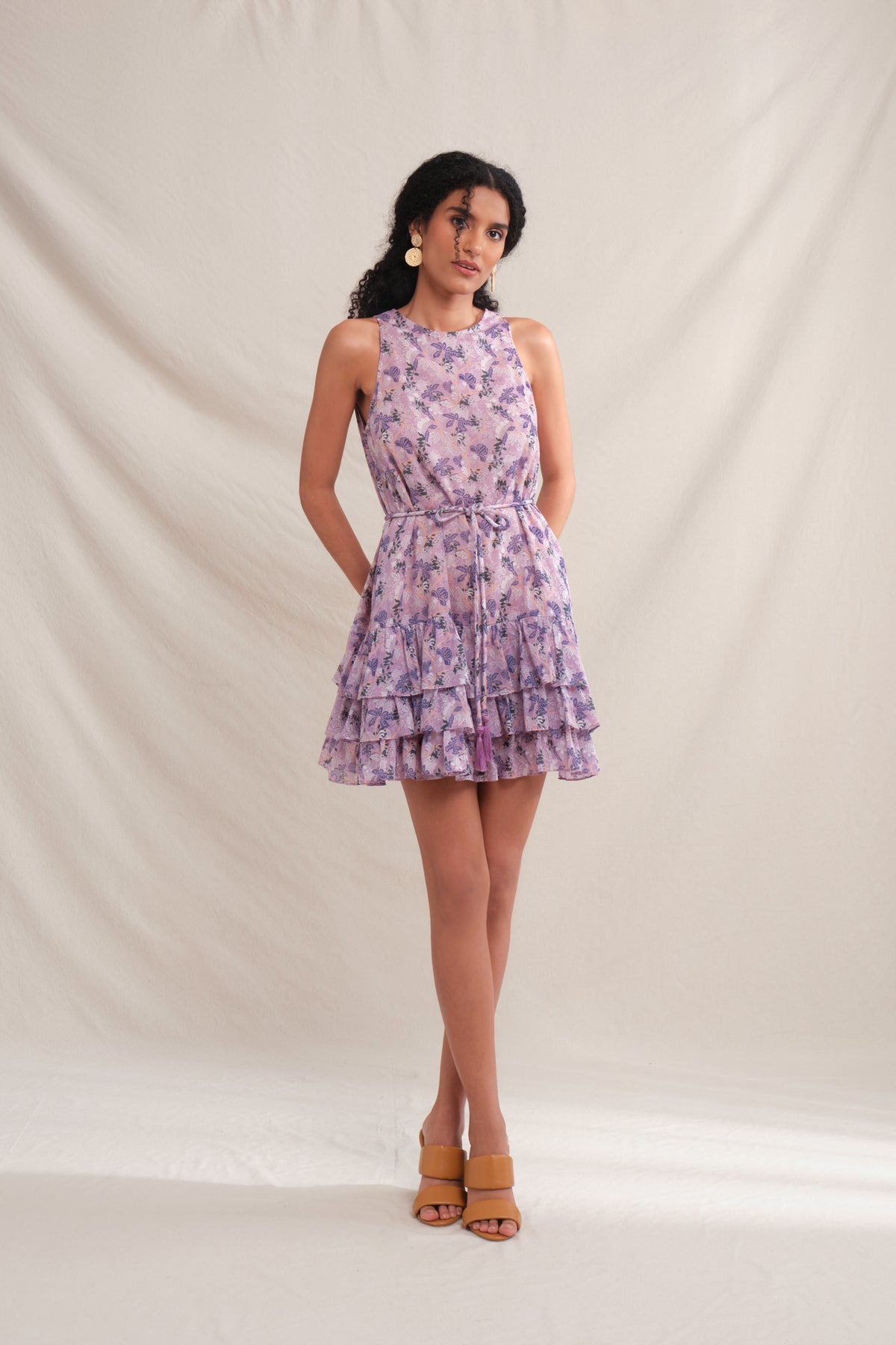 VALERY Dress in Lavender Ashar