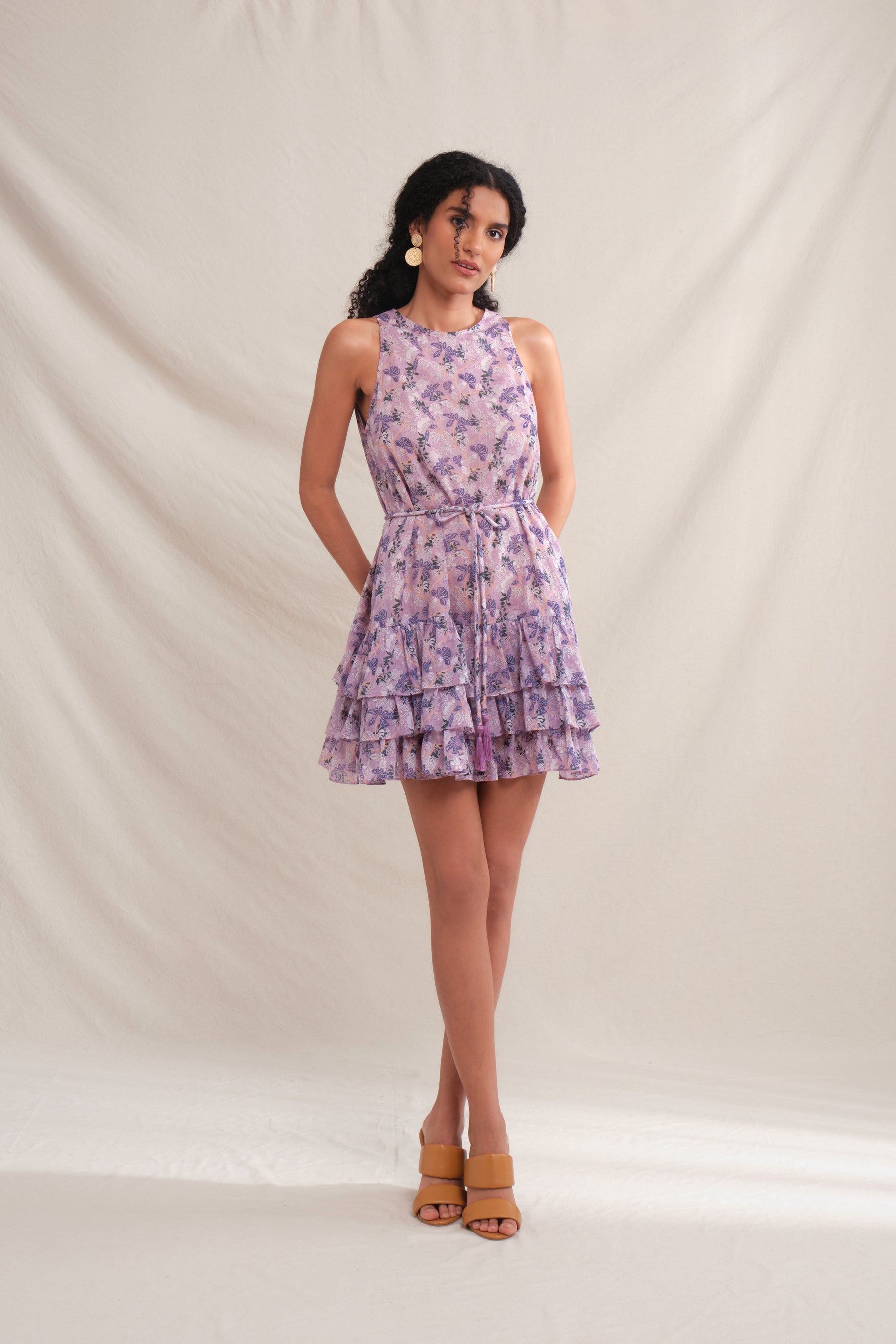 VALERY Dress in Lavender Ashar