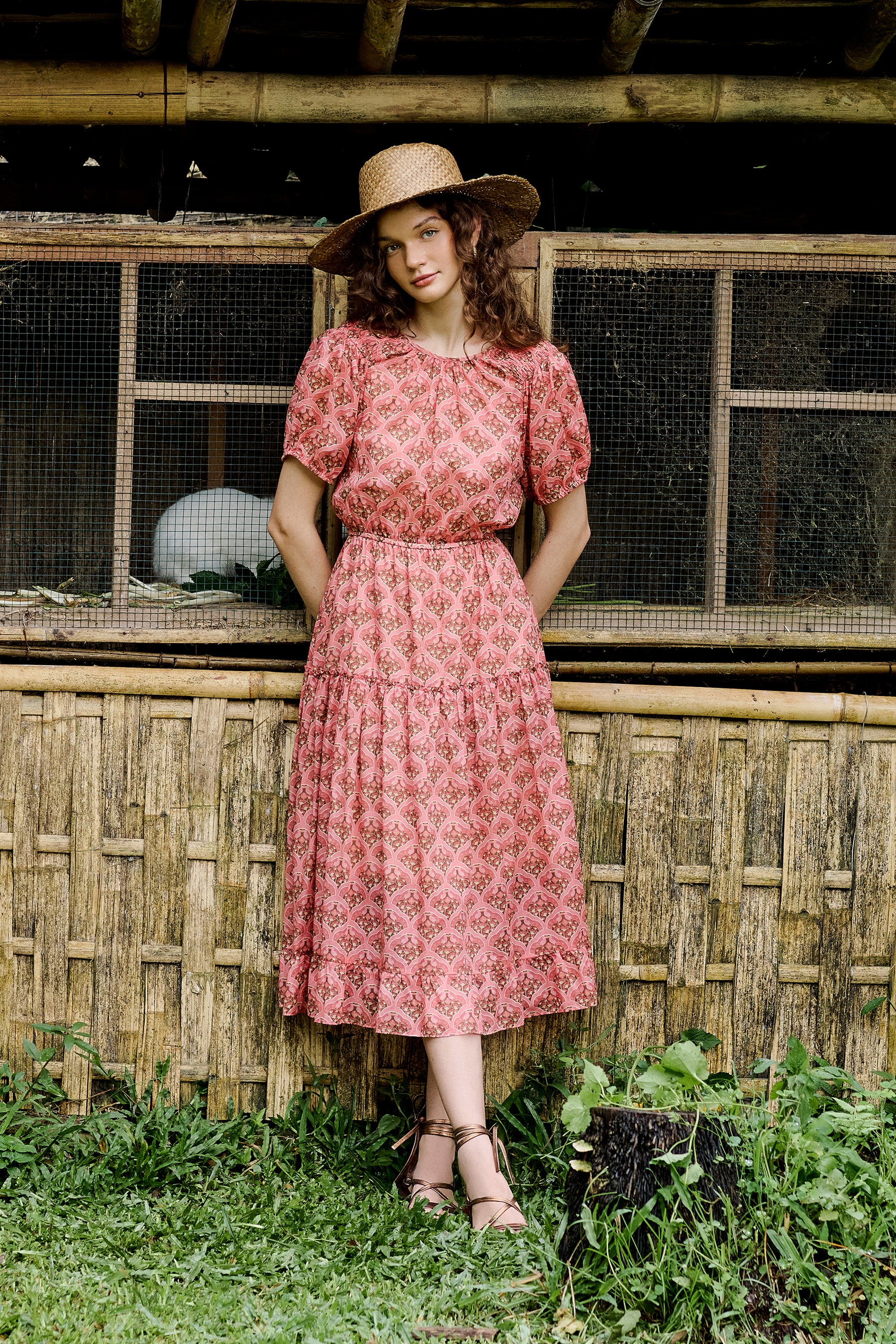 MANU Dress in Pink Kubah