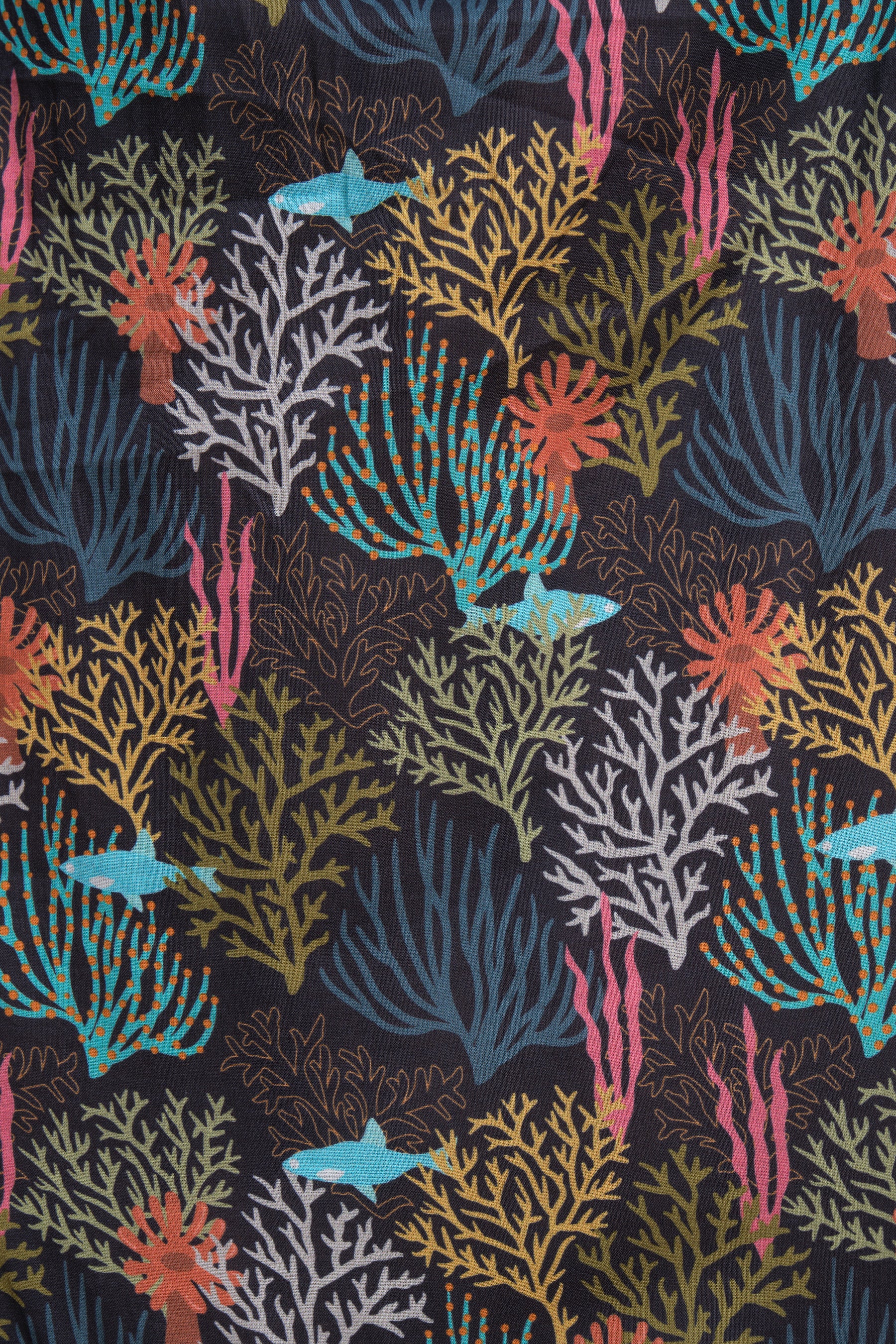 ZETA Dress in Black Coral