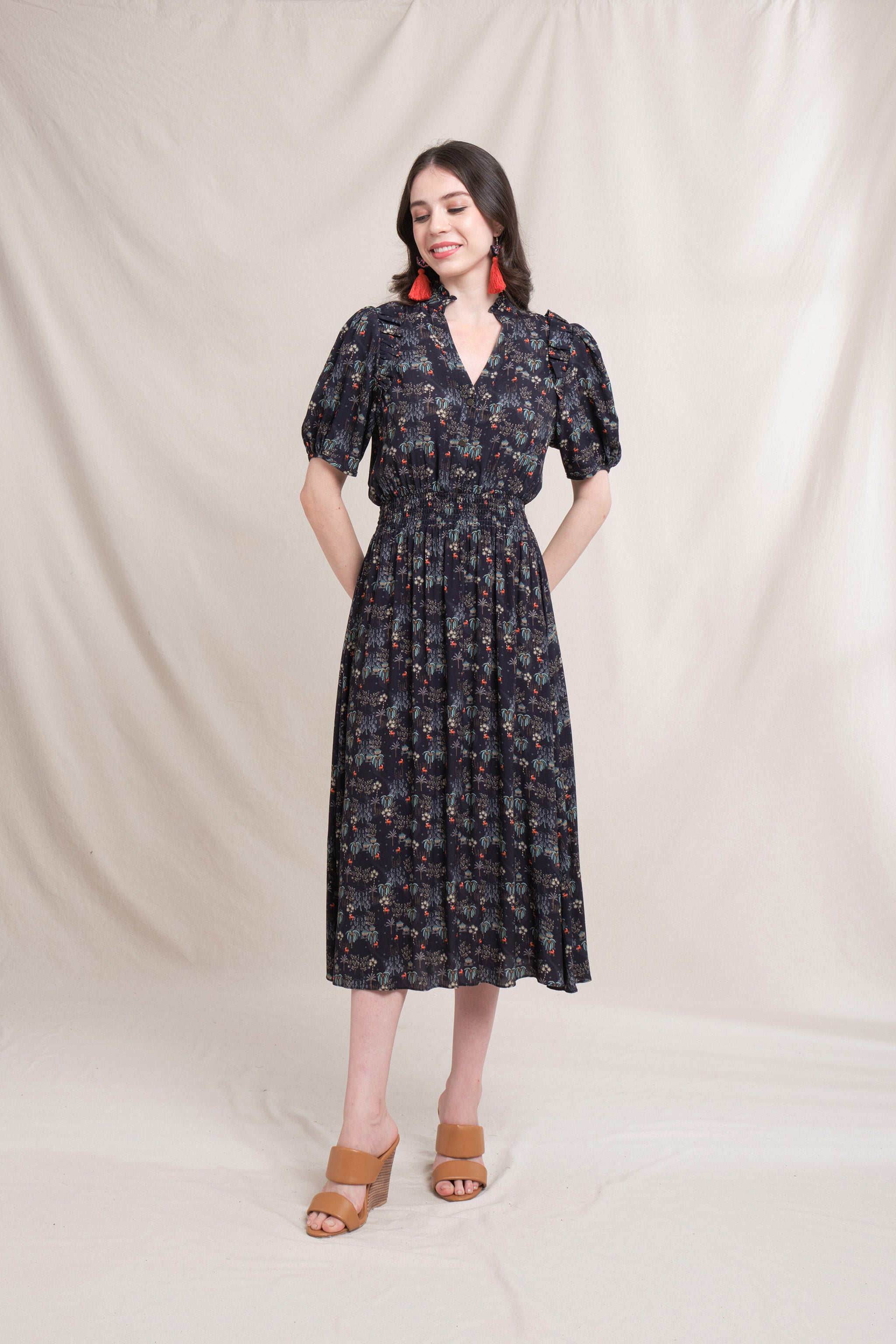 BRIE Dress in Black Bale