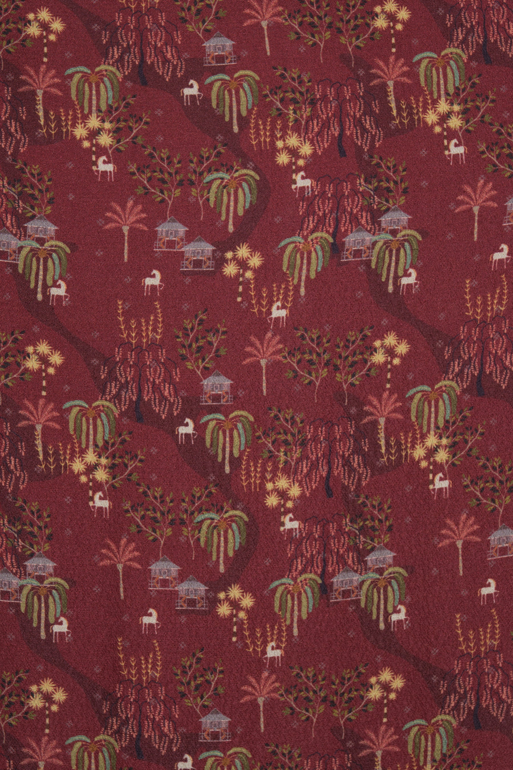 LUMA Dress in Burgundy Bale