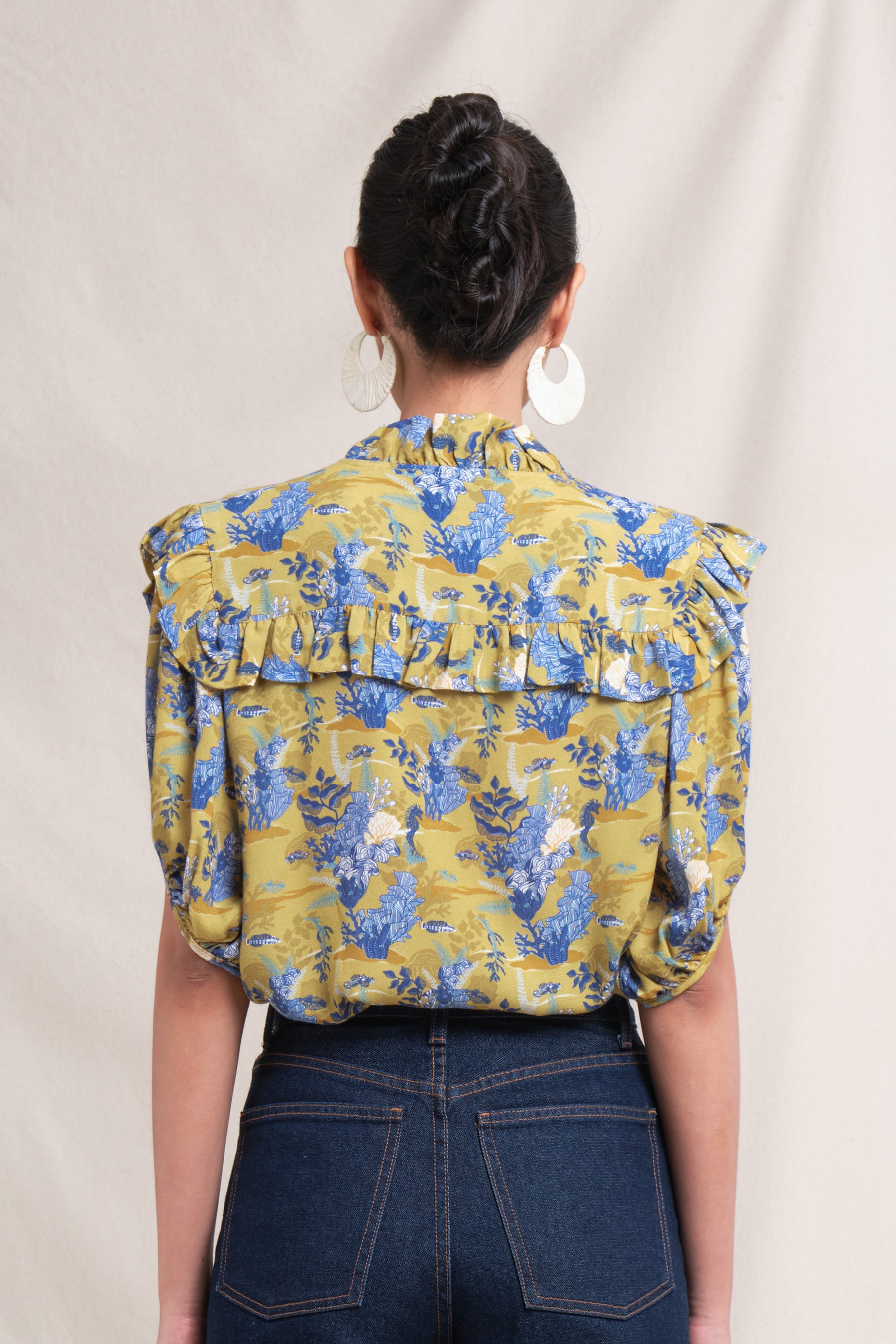 CAROL Top in Mustard Bunaken