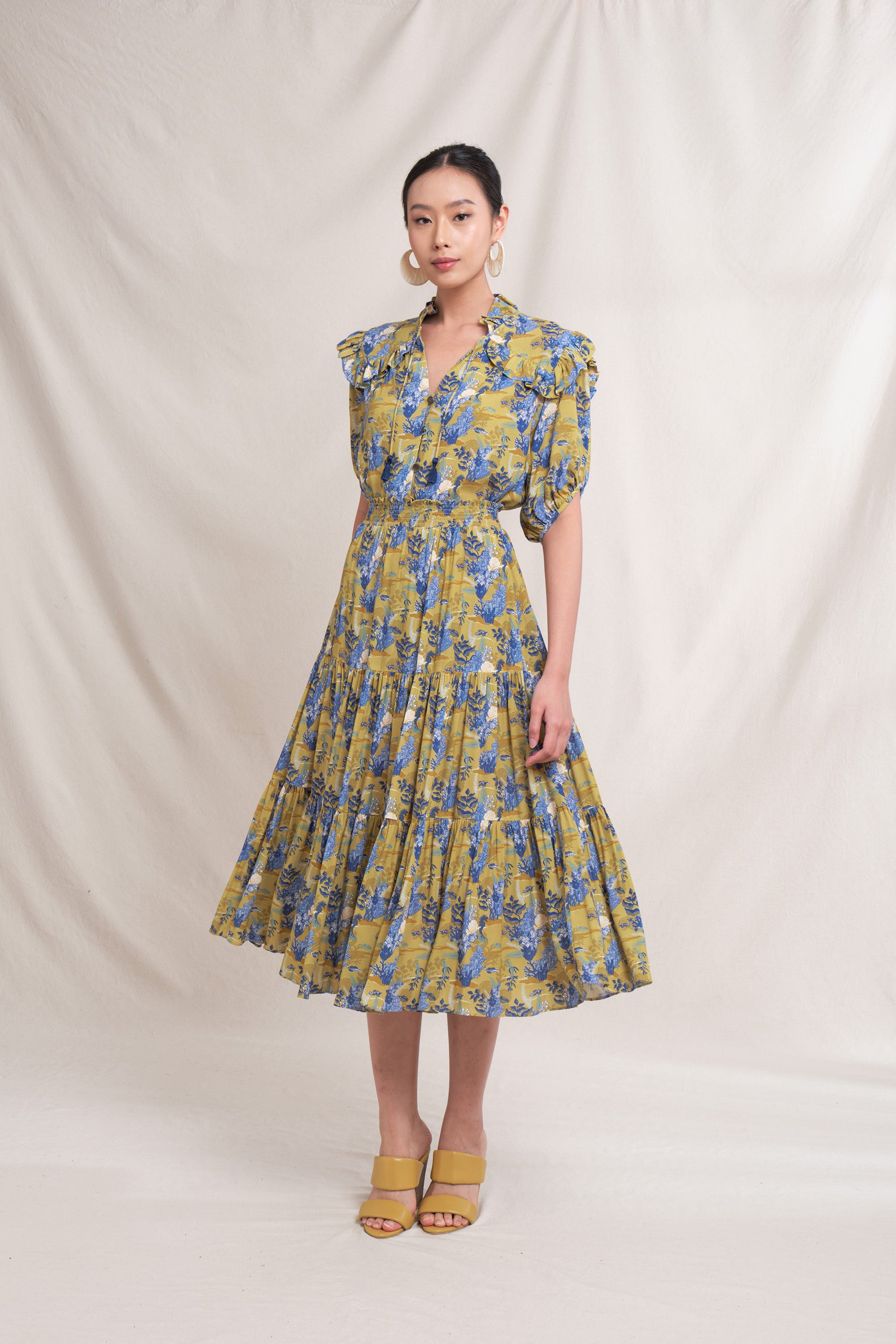 CAROL Top in Mustard Bunaken