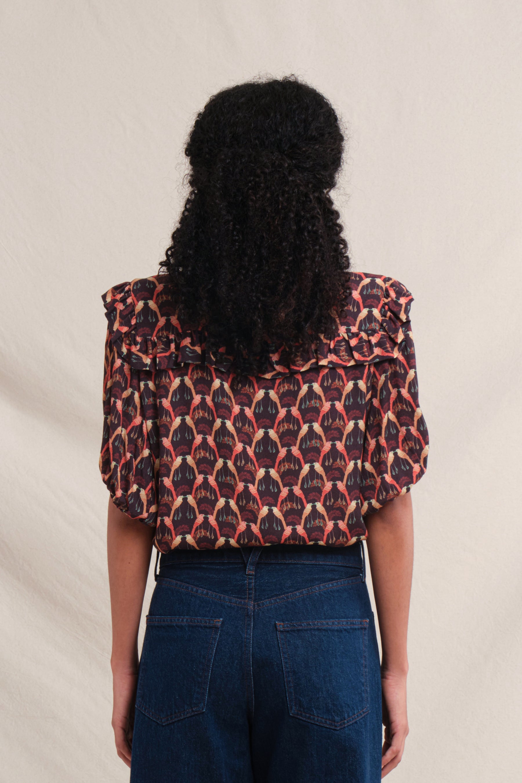 CAROL Top in Red Saeran