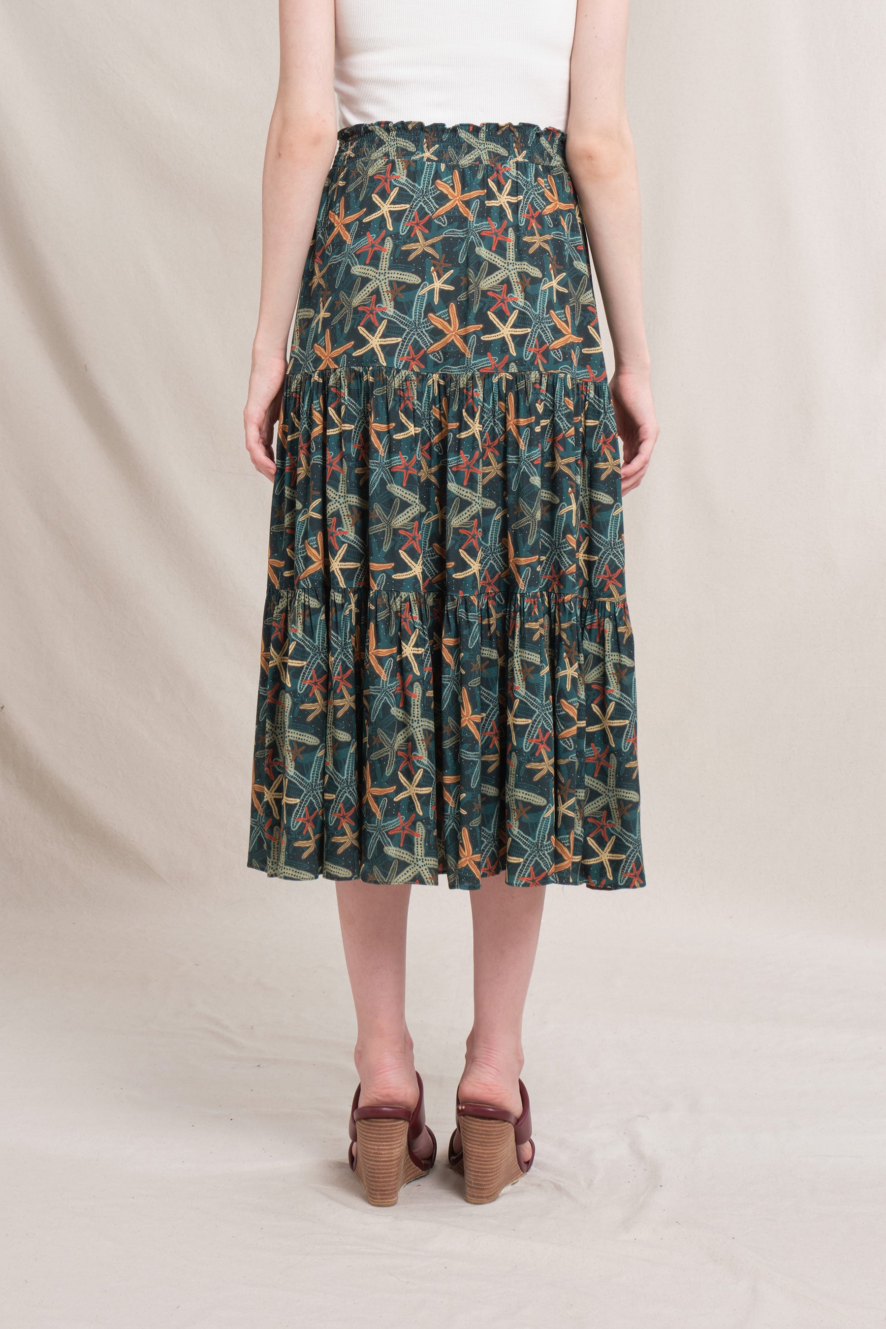 CHITA Skirt in Emerald Aster