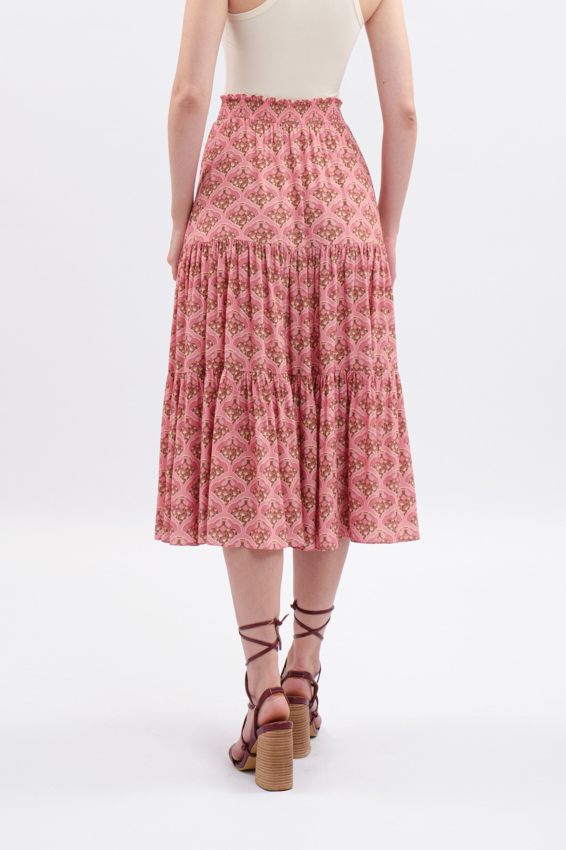 CHITA Skirt in Pink Kubah