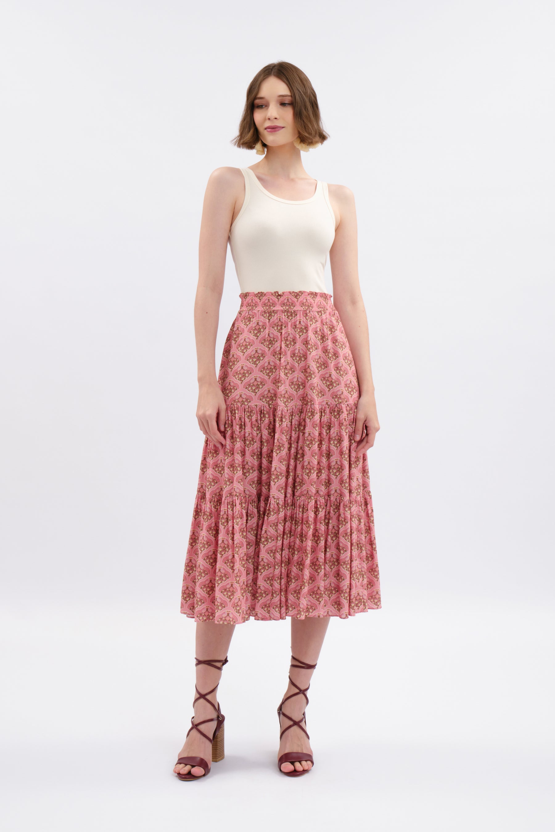 CHITA Skirt in Pink Kubah