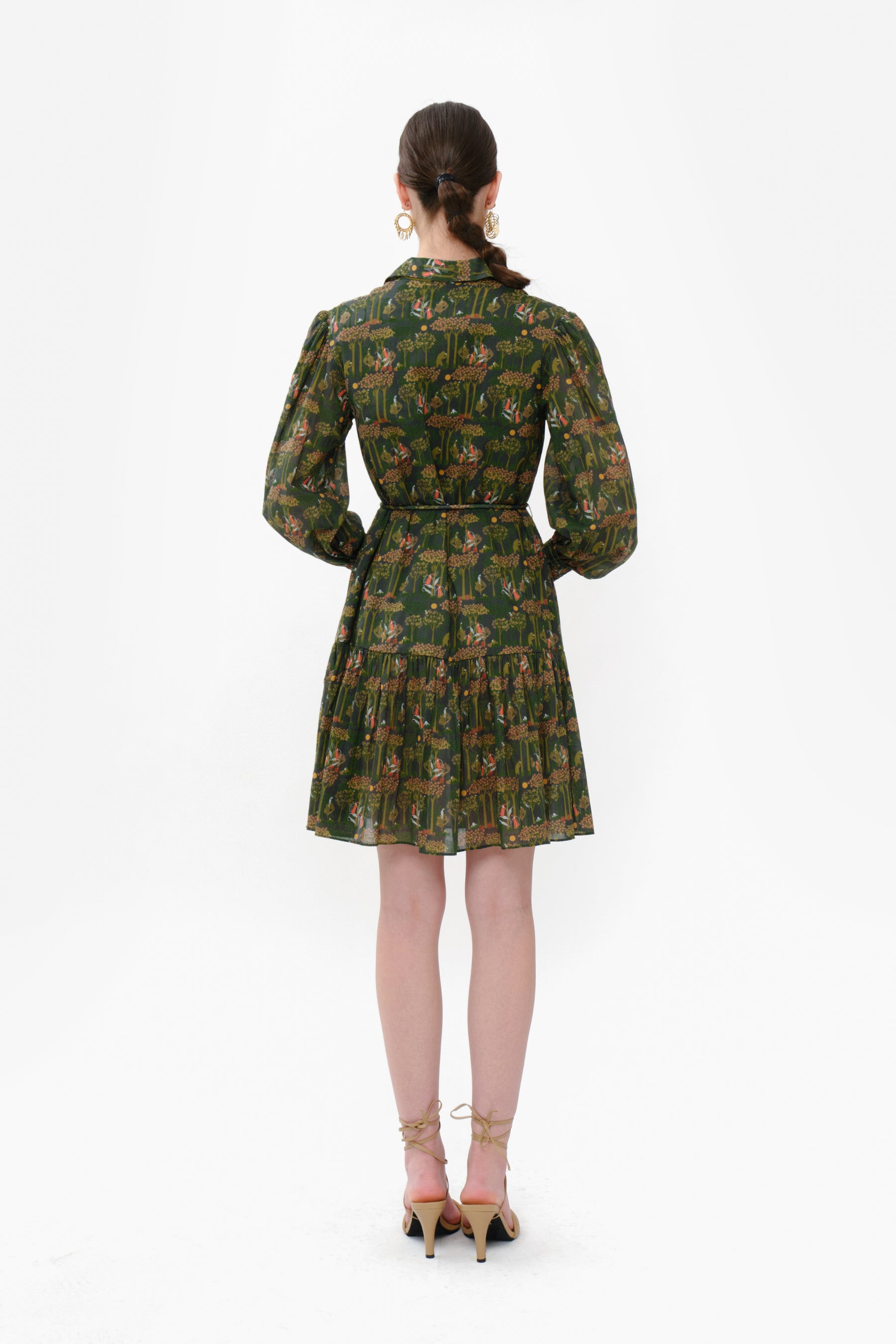 CLEO Dress in Green Forest