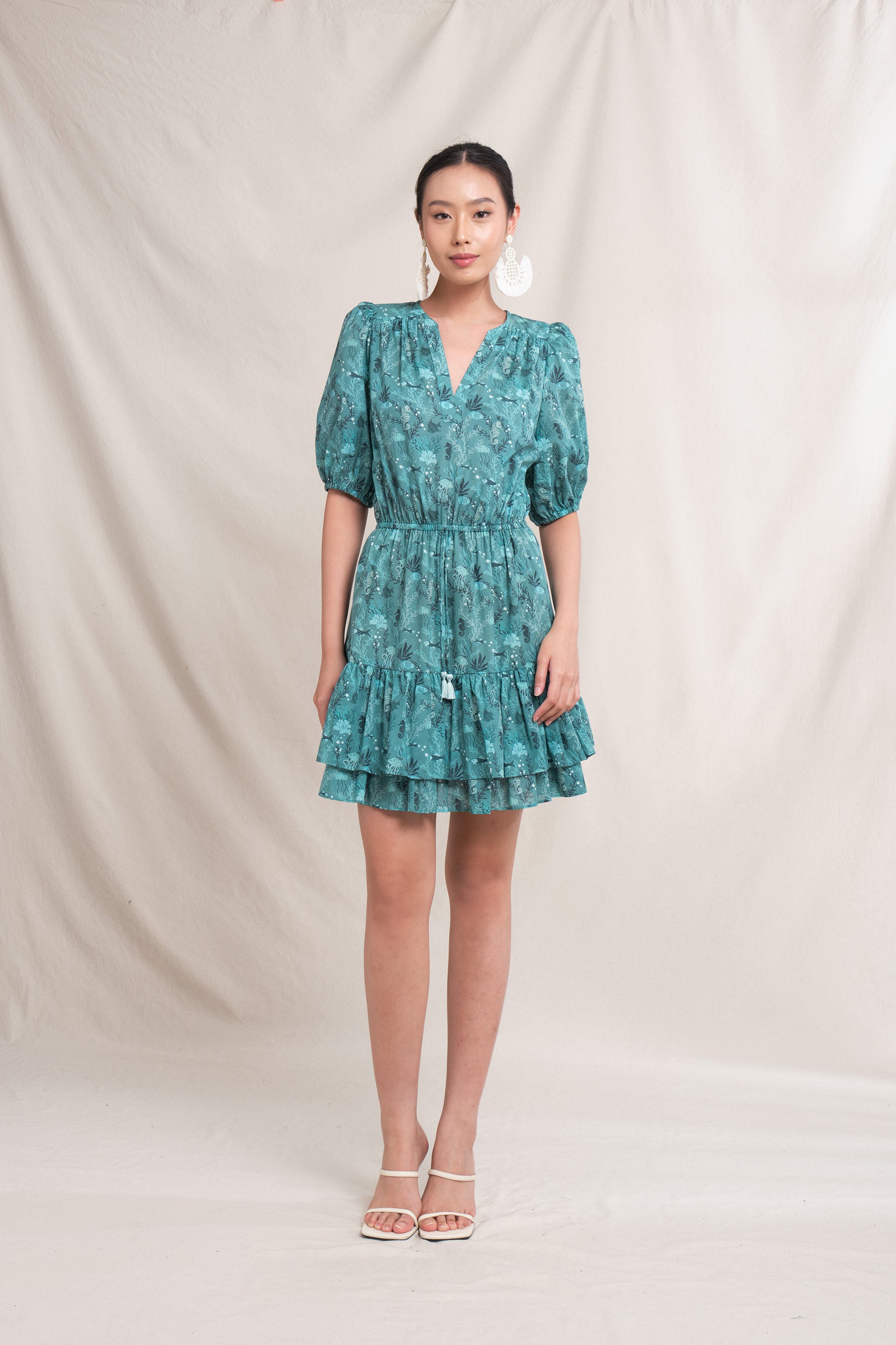 DANIKA Dress in Blue Minanga