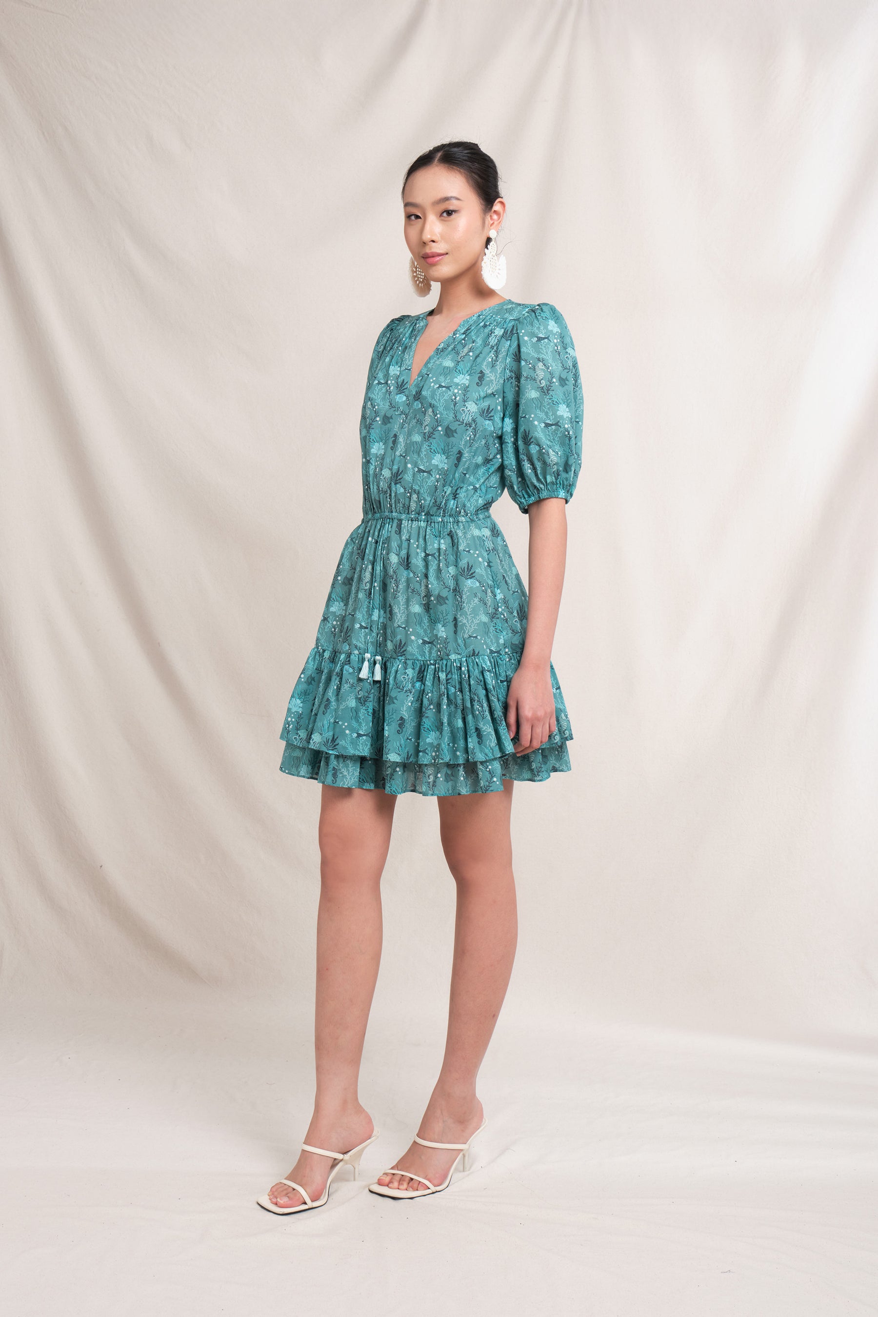 DANIKA Dress in Blue Minanga